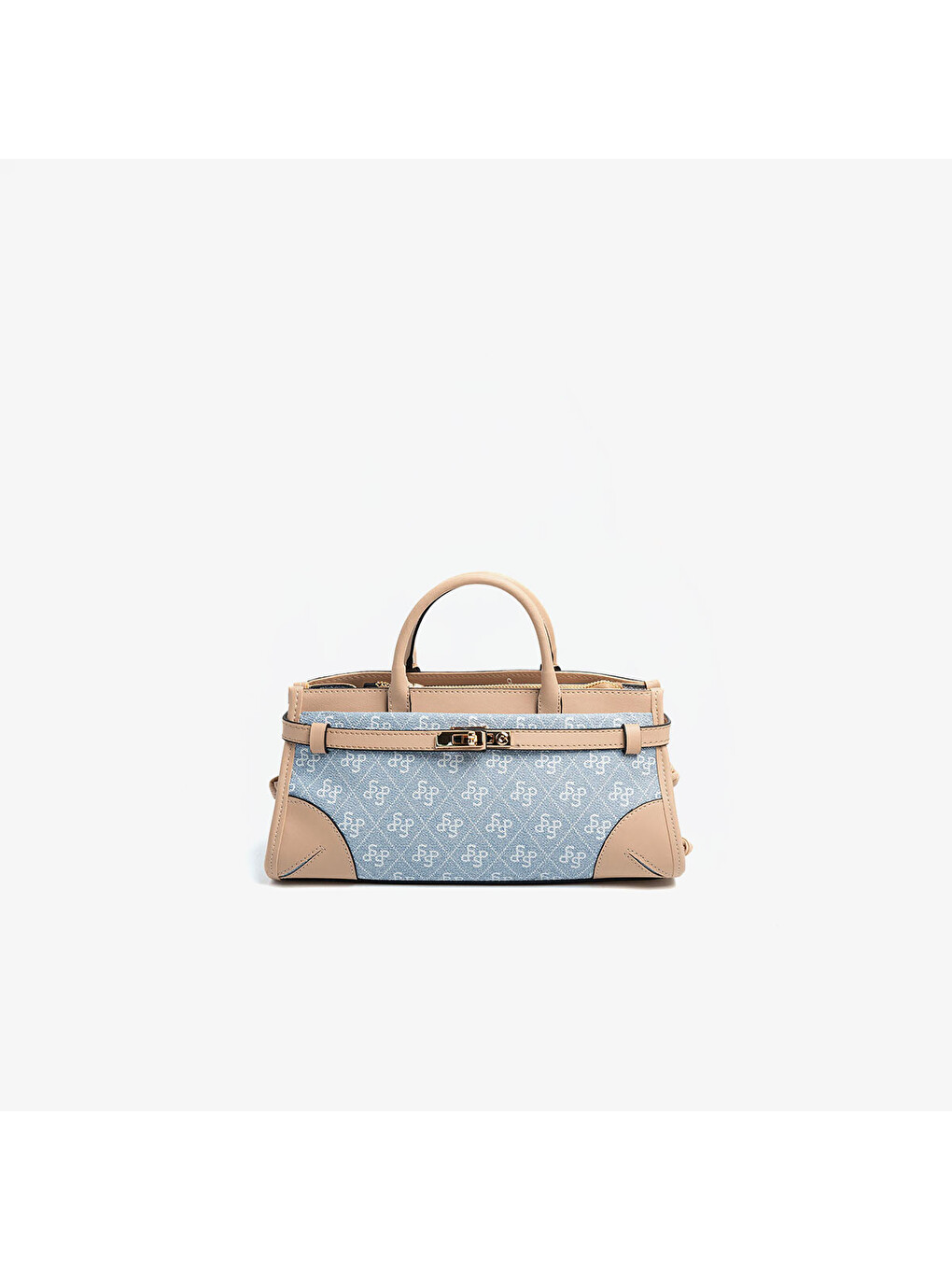 Lacivert Kadın SP1260-M178 SILVER POLO El Çantası Mavi-Ten