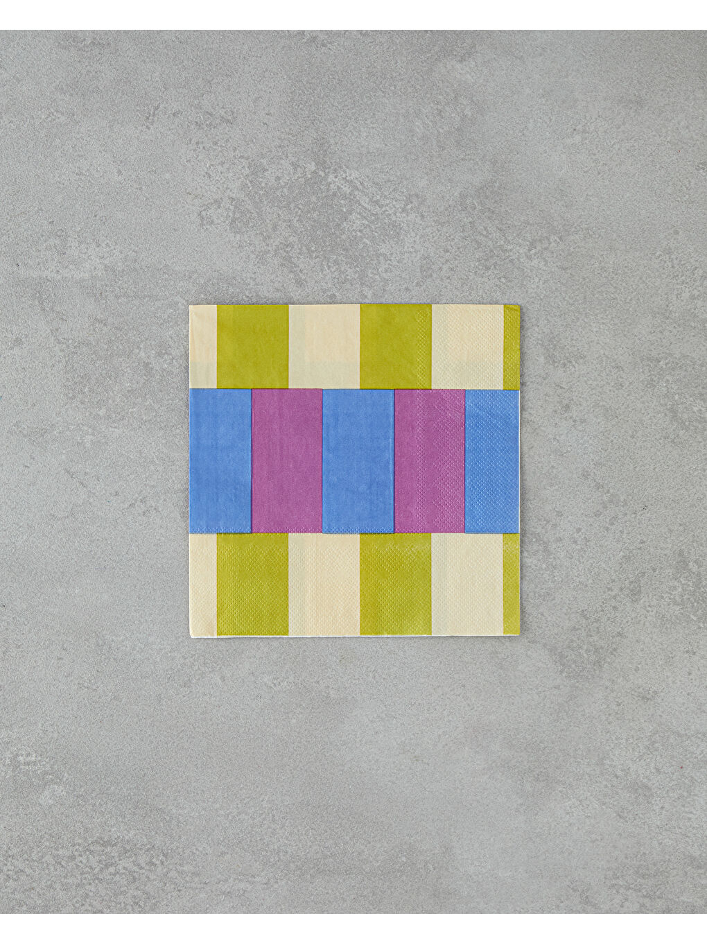 Summer Checkers 20'li Kağıt Peçete 33x33 cm Mor-Sarı