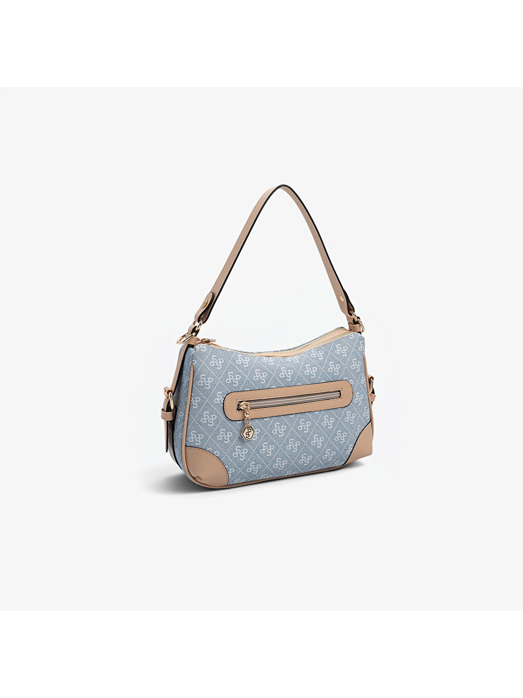 Lacivert Kadın SP1269-M178 SILVER POLO Omuz Çantası Mavi-Ten-3