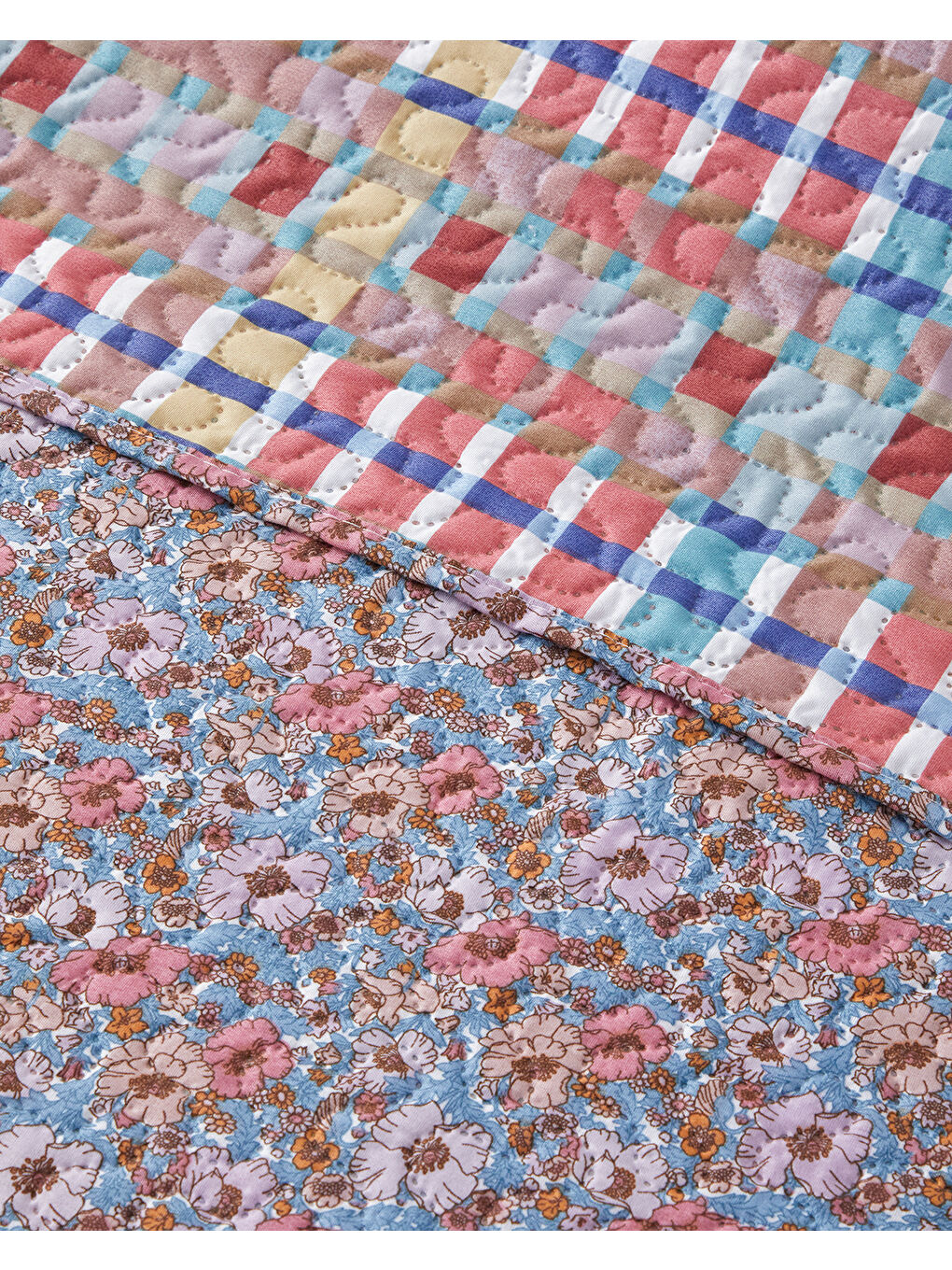 Ruby Blossom Çift Kişilik Çok Amaçlı Örtü 200x220 cm Kırmızı-3