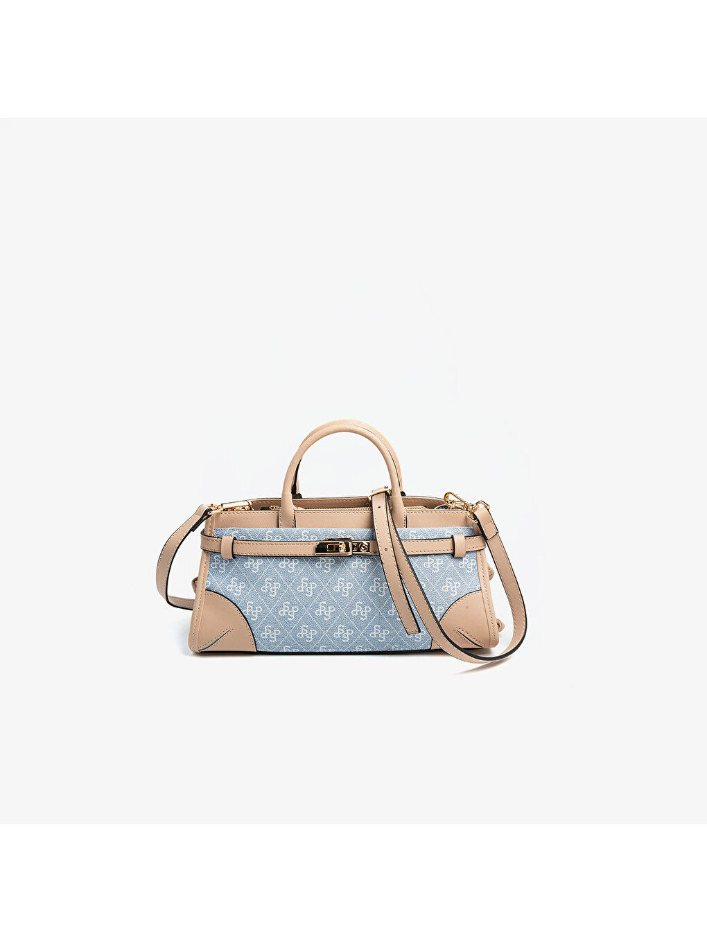 Lacivert Kadın SP1260-M178 SILVER POLO El Çantası Mavi-Ten-4