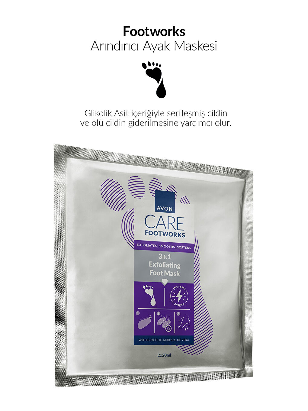 Footworks Arındırıcı Ayak Maskesi-1