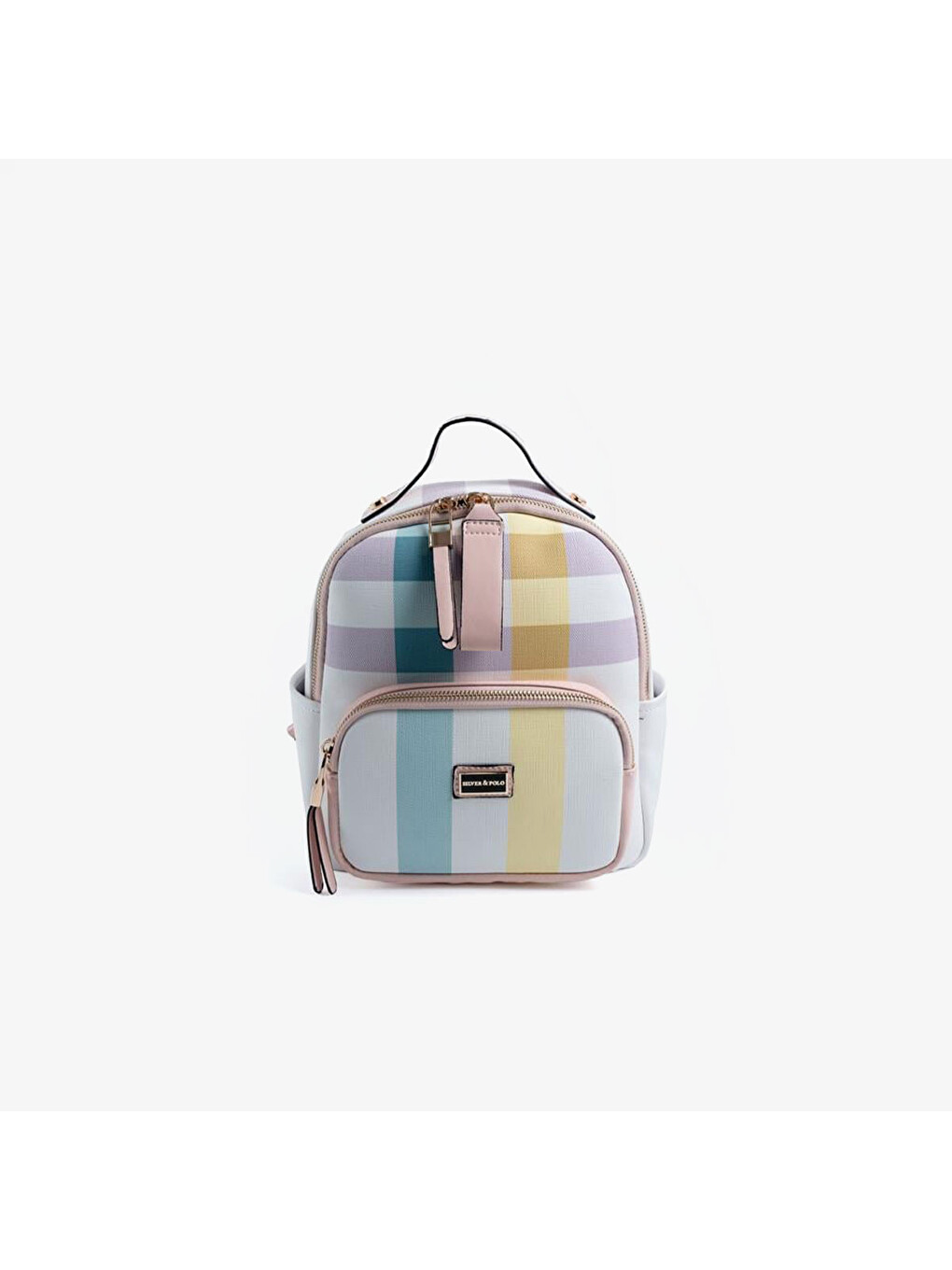 Beyaz Kadın SP1130-M71 SILVER POLO Sırt Çantası Lila-Pembe