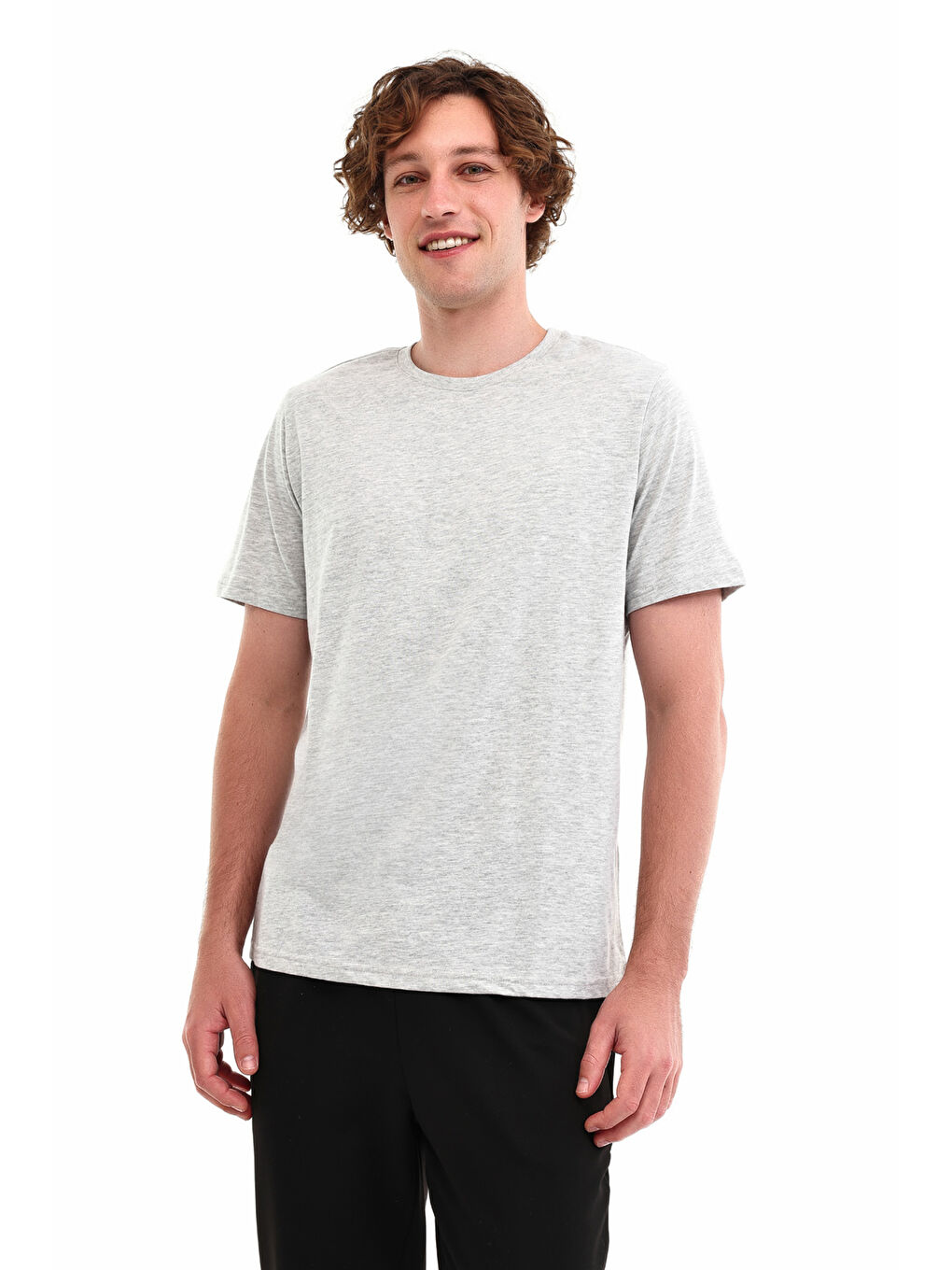 MB PAM C 11SN220 5PR Gri Erkek Kısa Kol T-Shirt