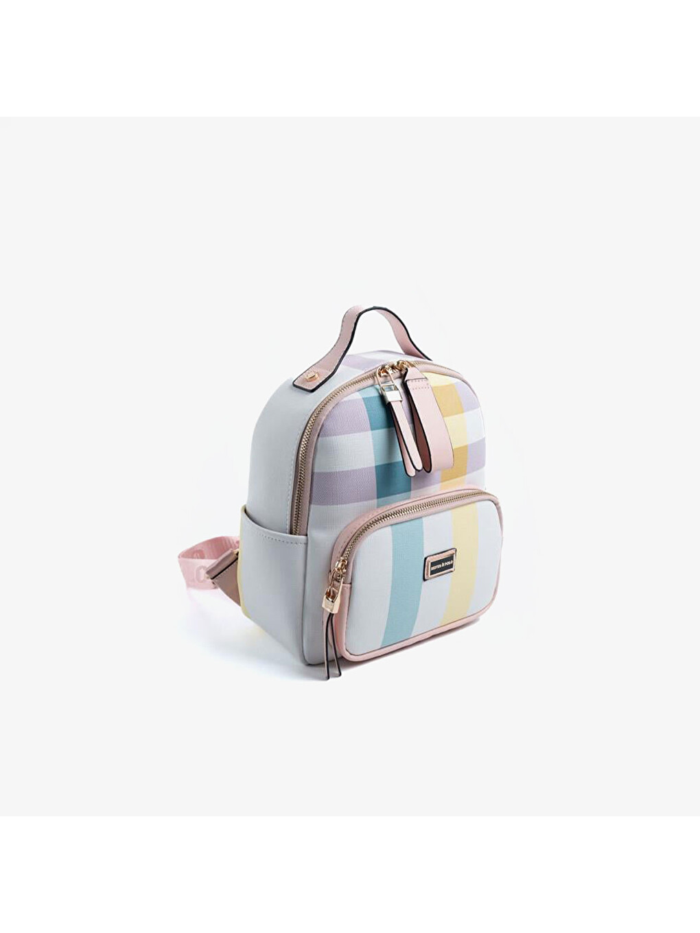 Beyaz Kadın SP1130-M71 SILVER POLO Sırt Çantası Lila-Pembe-1