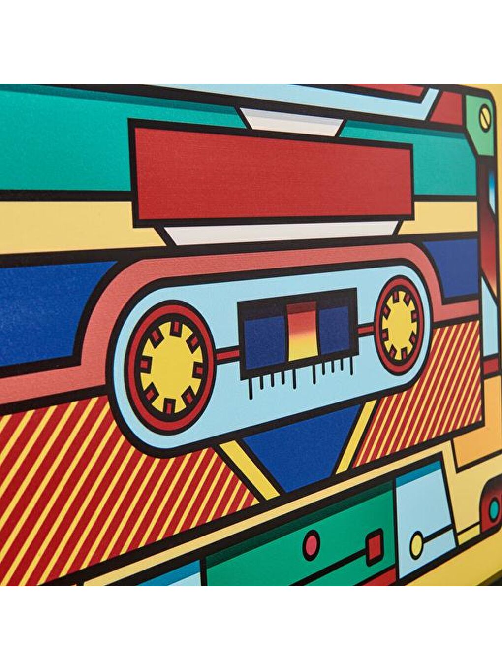 Karışık Deco Kaset Pano Tablo - Renkli - 40x60 cm-2