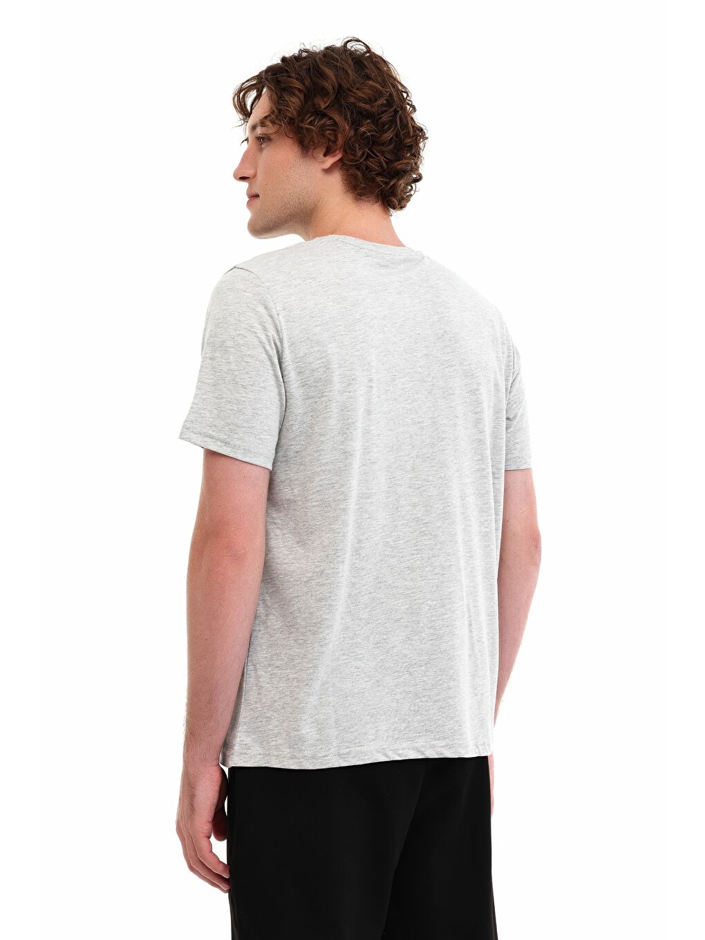 MB PAM C 11SN220 5PR Gri Erkek Kısa Kol T-Shirt-1