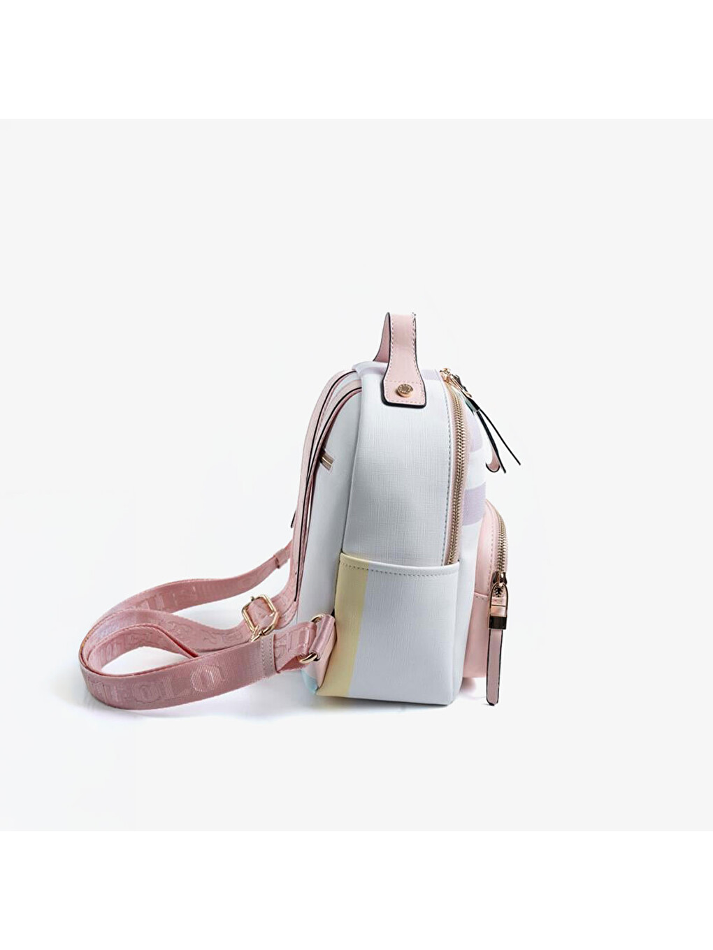 Beyaz Kadın SP1130-M71 SILVER POLO Sırt Çantası Lila-Pembe-2