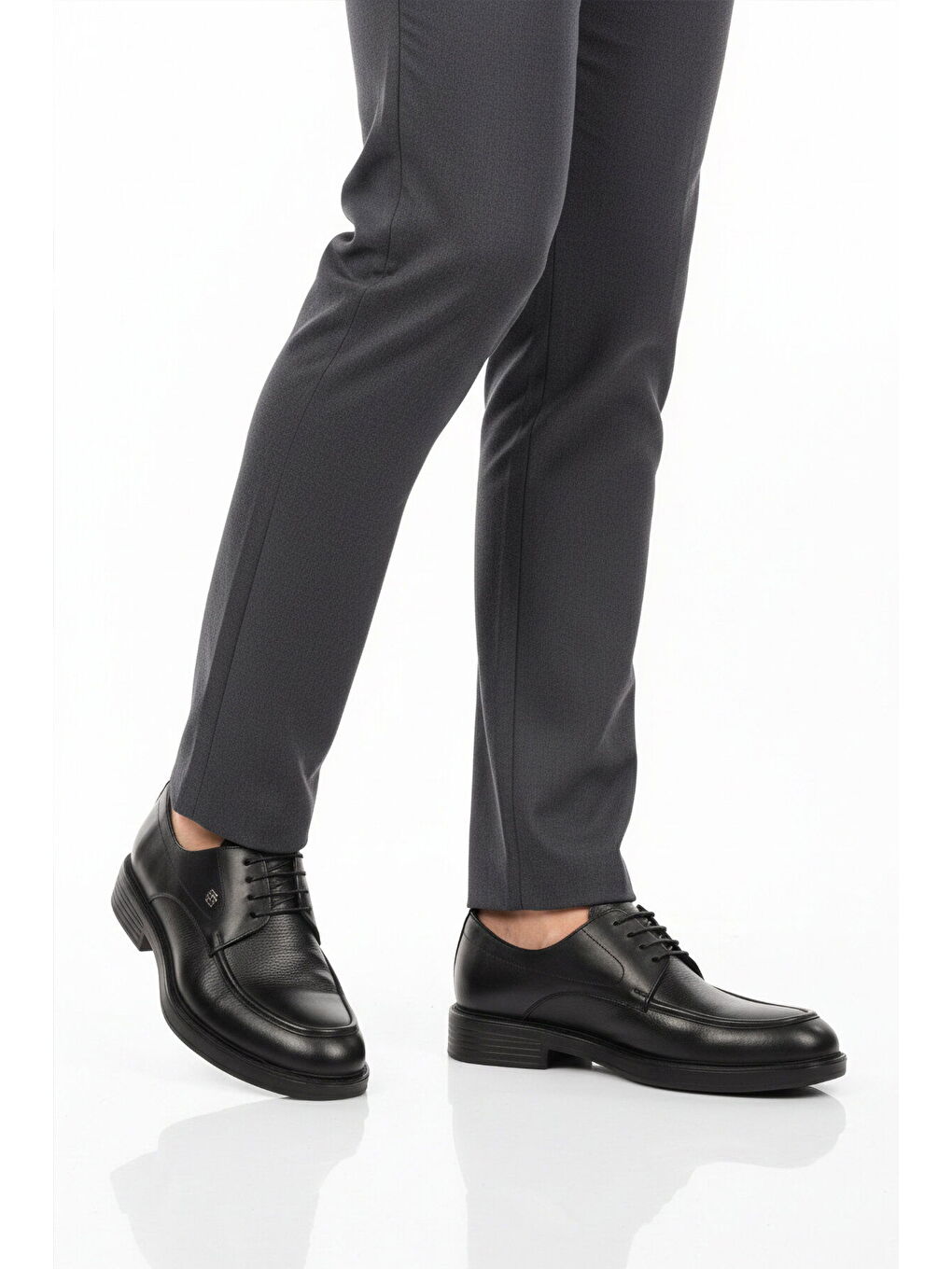 Siyah Hakiki Deri Erkek Casual Ayakkabı 618 M