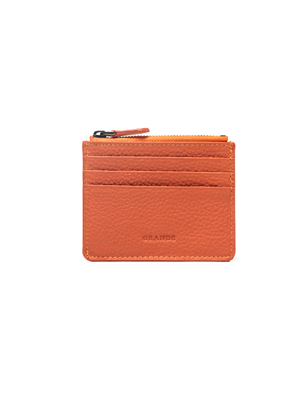 Turuncu Unisex Cüzdan & Kartlık 820 Deri Cüzdan Kartlık