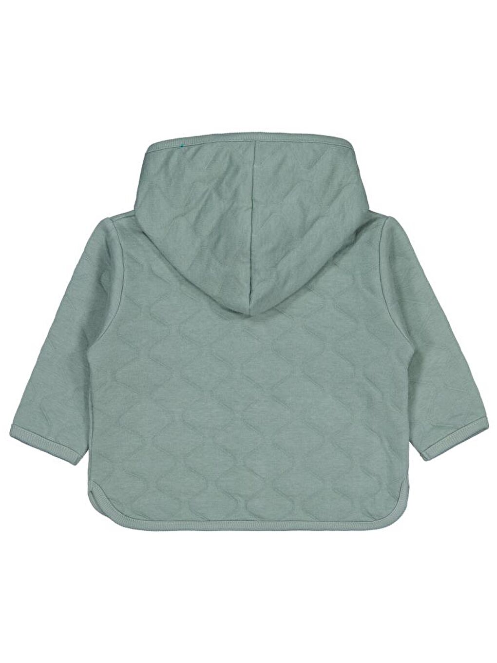 Baby Kare Ceplı Nakışlı 6-18 Ay Hırka - Yeşil 9-12 Ay-1