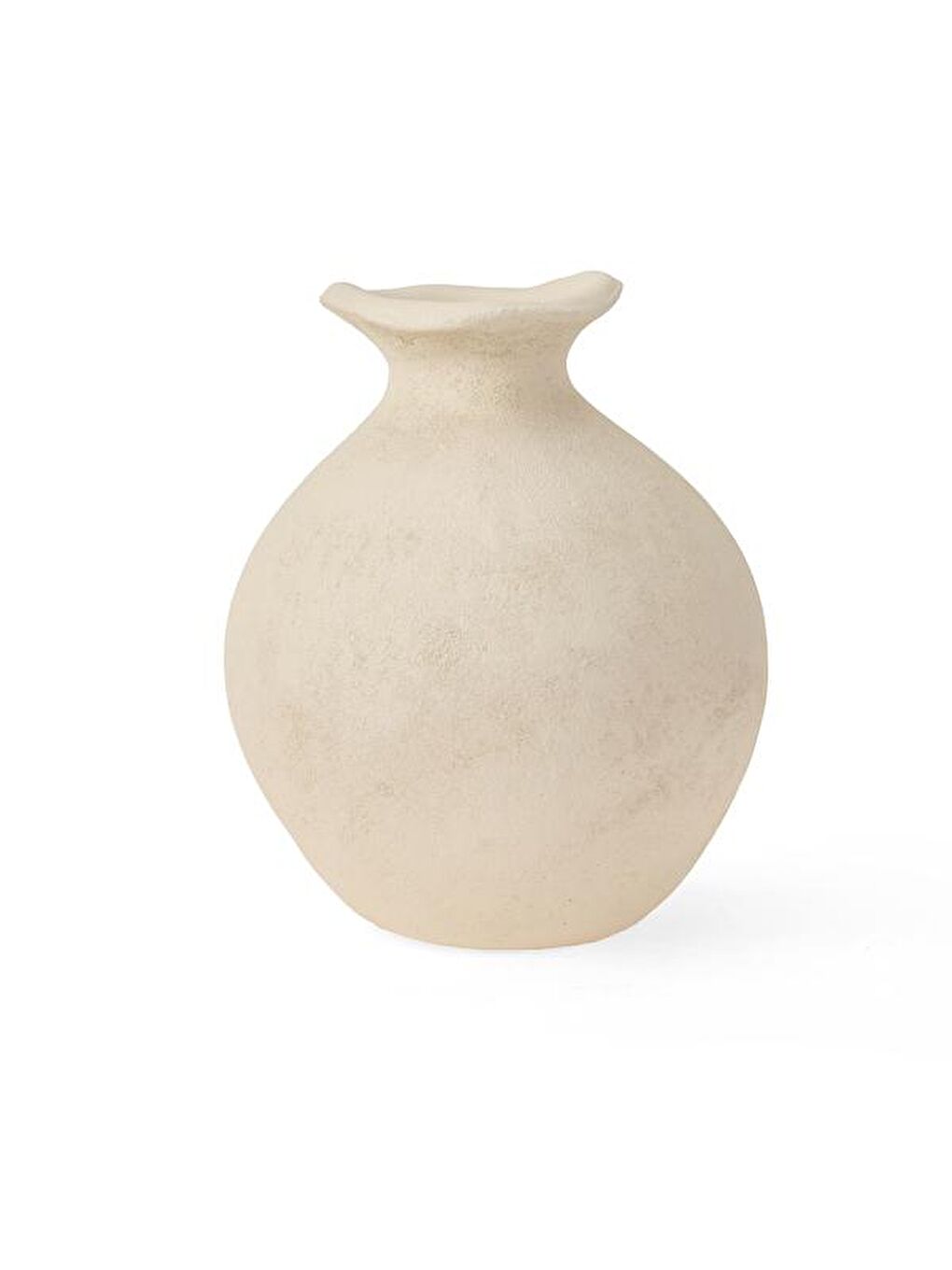 Ekru Deco Split Vazo - Krem - 27 cm-2