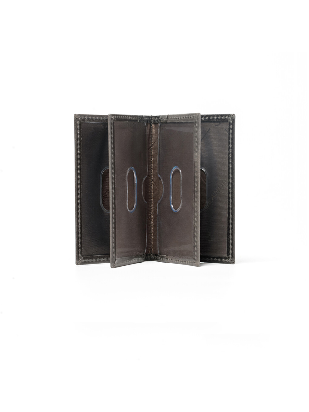 Gri Unisex Cüzdan & Kartlık 825 Deri Cüzdan Kartlık-3