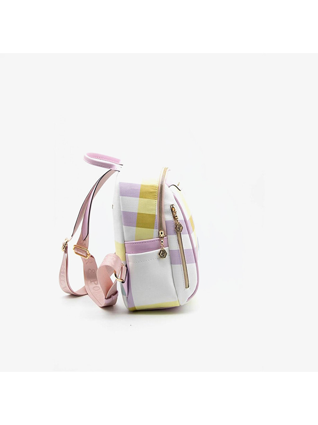 Beyaz Kadın SP906-M71 SILVER POLO Sırt Çantası Lila-Pembe-2