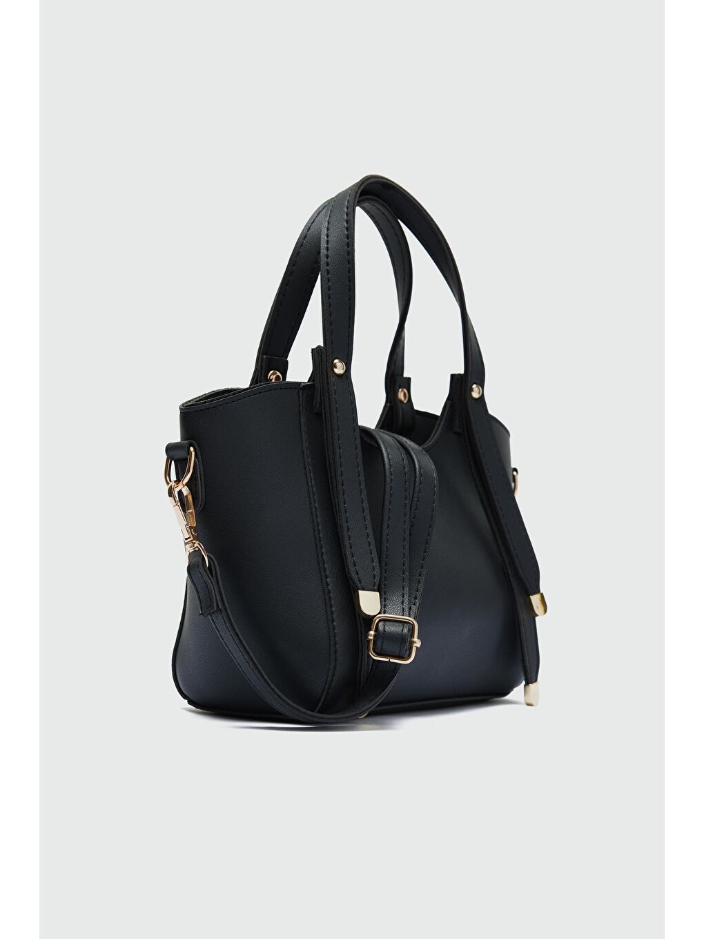 Pureline El Ve Çapraz Çanta Siyah-2