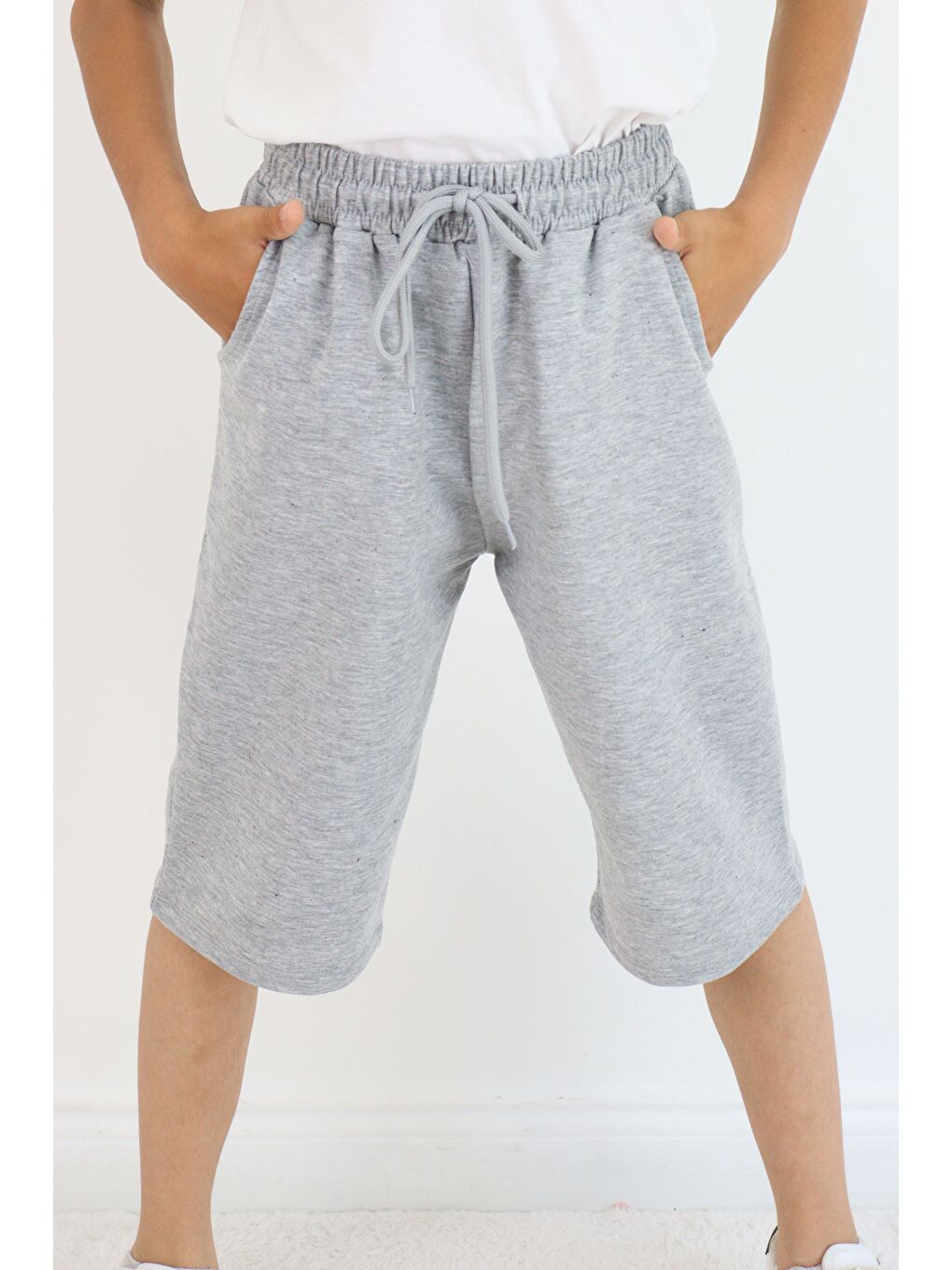 Lacivert Erkek Çocuk Diz Altı Kapri&Bermuda 2' li Paket-4