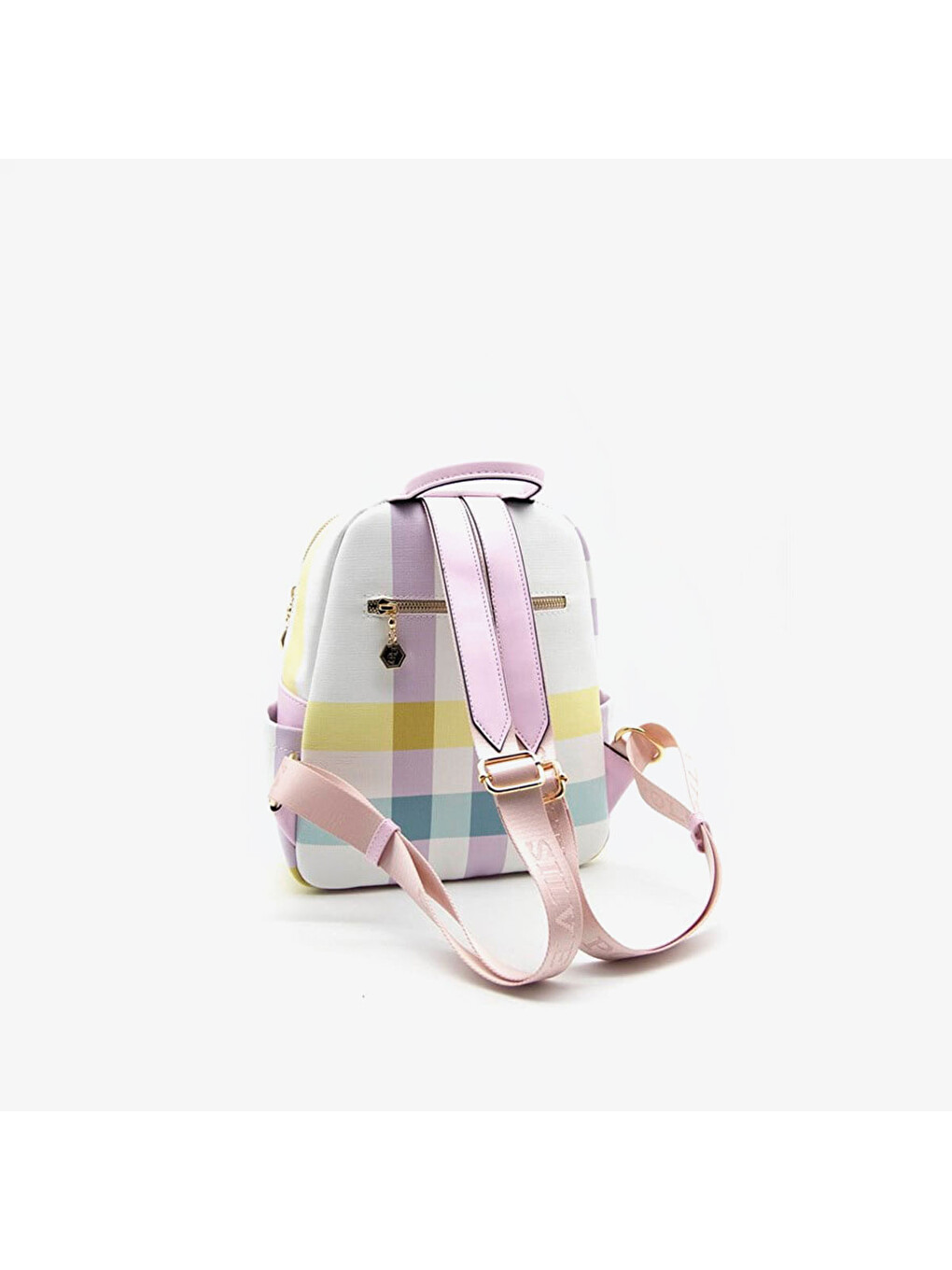 Beyaz Kadın SP906-M71 SILVER POLO Sırt Çantası Lila-Pembe-3