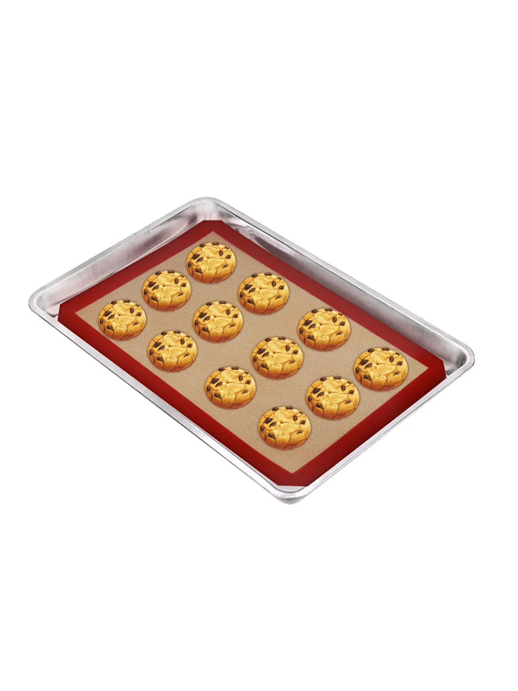 Karışık 1. Sınıf Pişirme Altlığı Ölçülü Hamur Açma Matı 45 X 65 Cm Siyah, Dönerli Merdane, 3lü Set-3