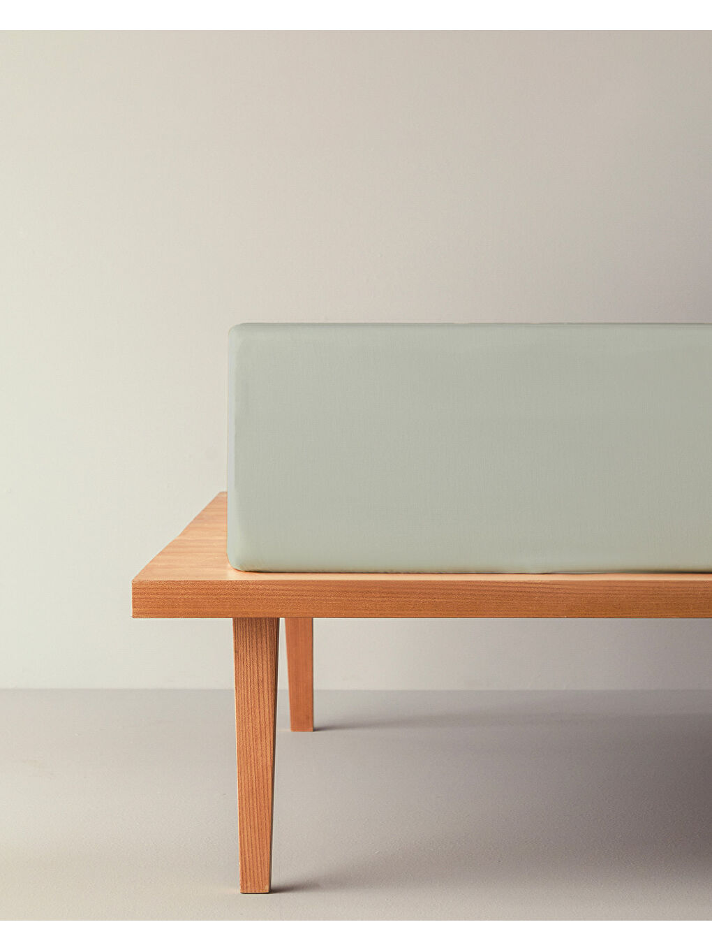 Micell Pamuk Saten King Size Çarşaf 260x280 cm Yeşil