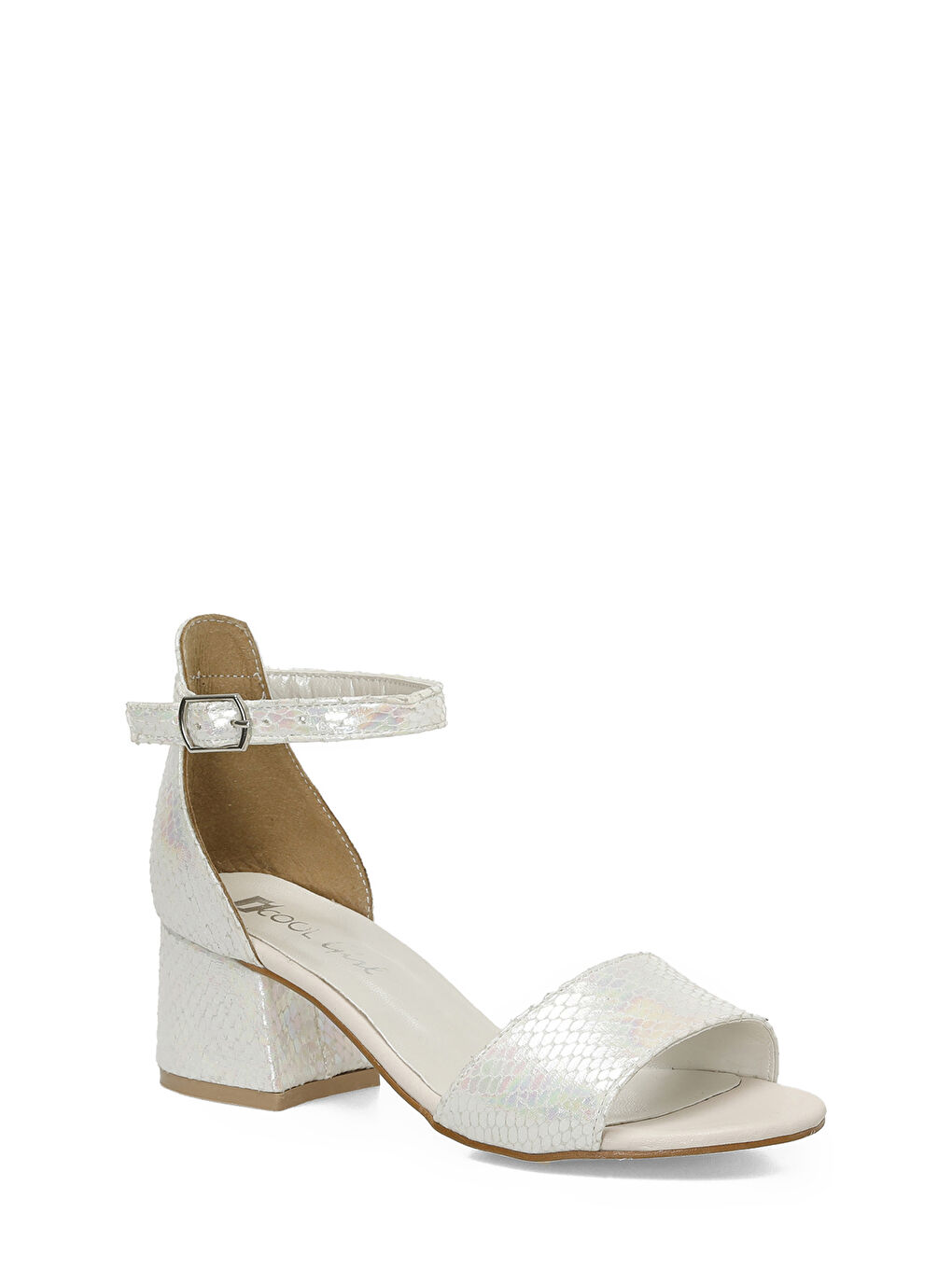 KRISTO F 5FX Beyaz Kız Çocuk Topuklu Ayakkabı-1