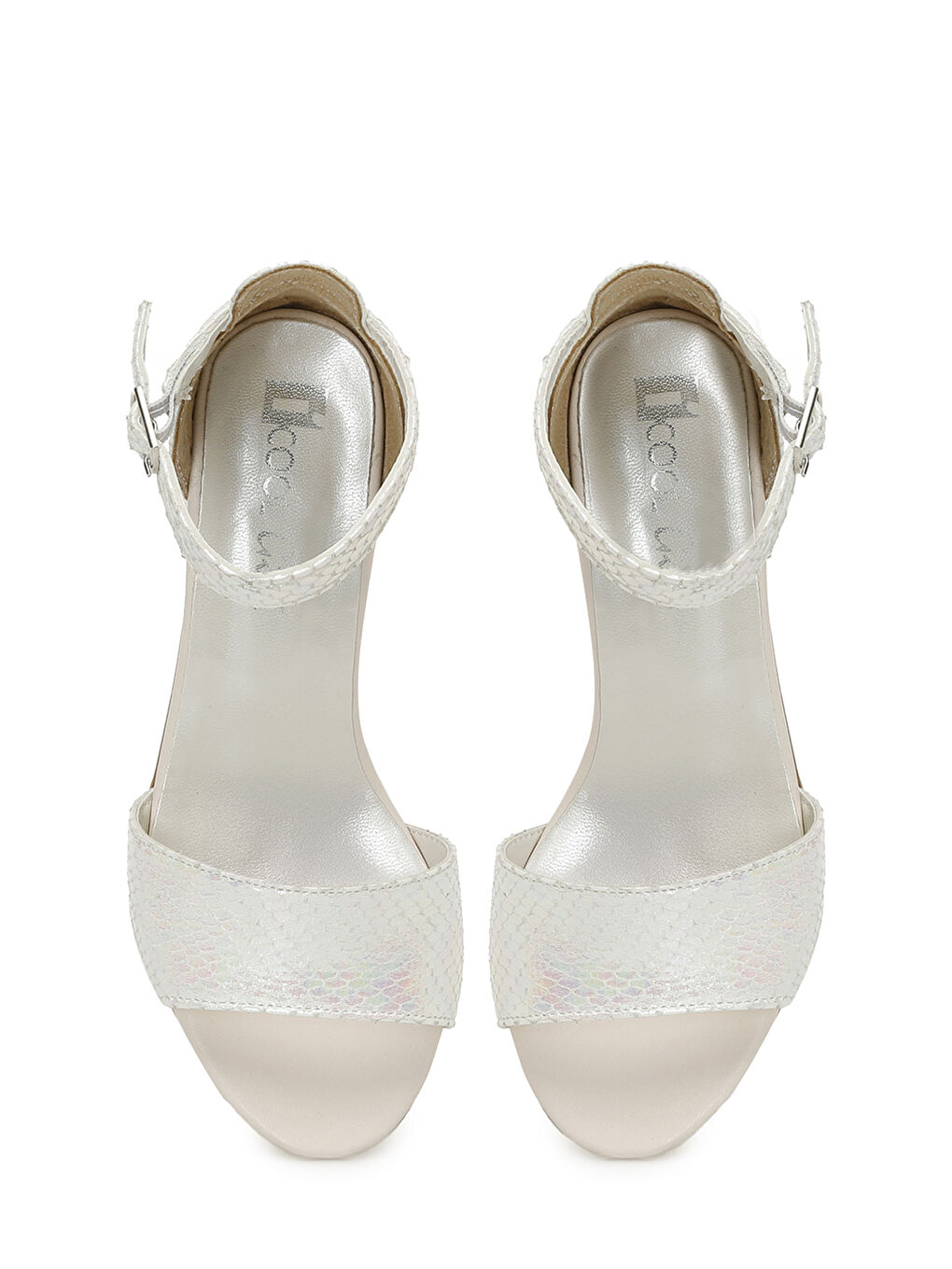KRISTO F 5FX Beyaz Kız Çocuk Topuklu Ayakkabı-3