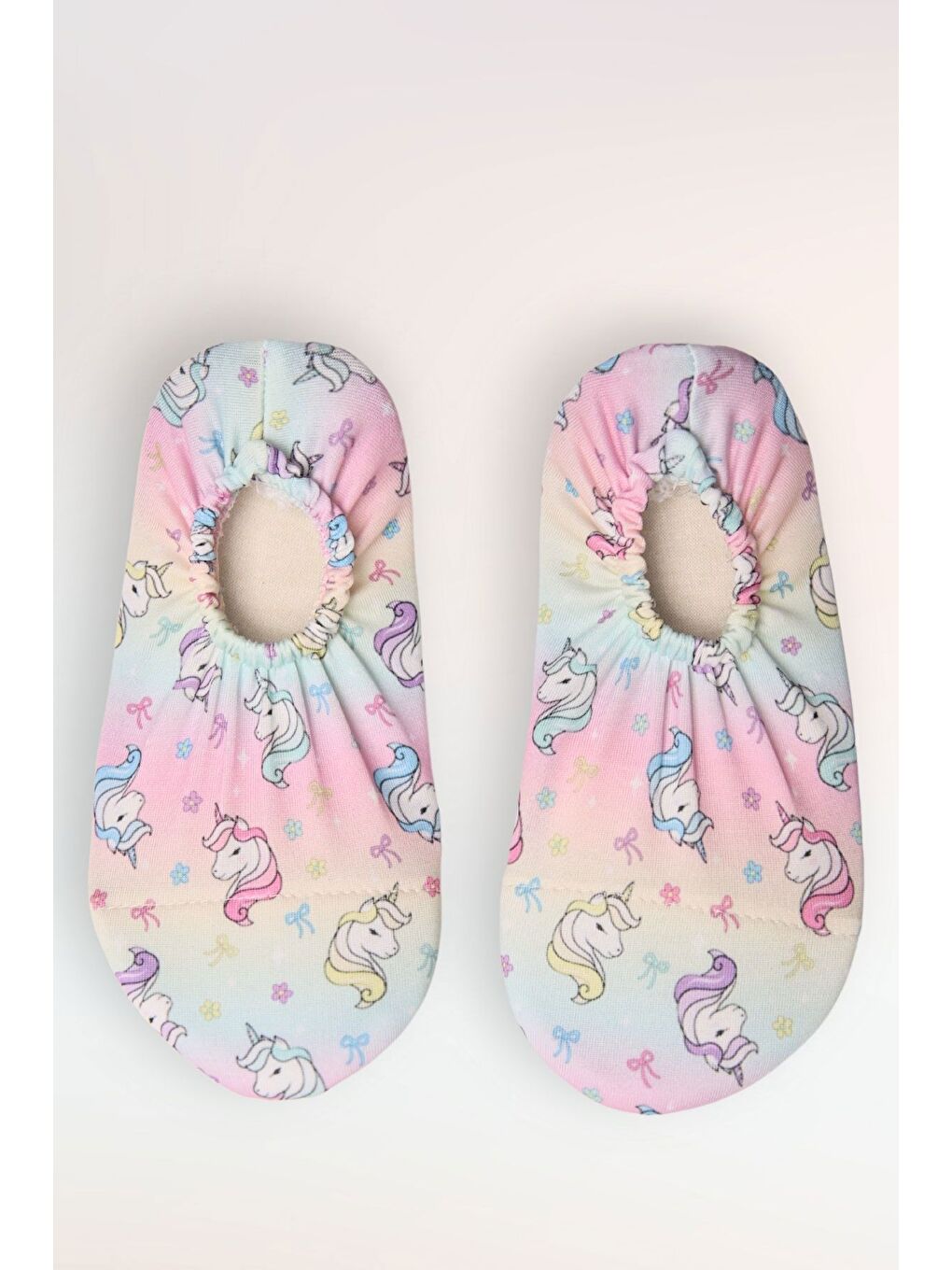 Beyaz Kız Bebek&Çocuk Kaydırmaz Taban Deniz Ayakkabısı Havuz Patiği