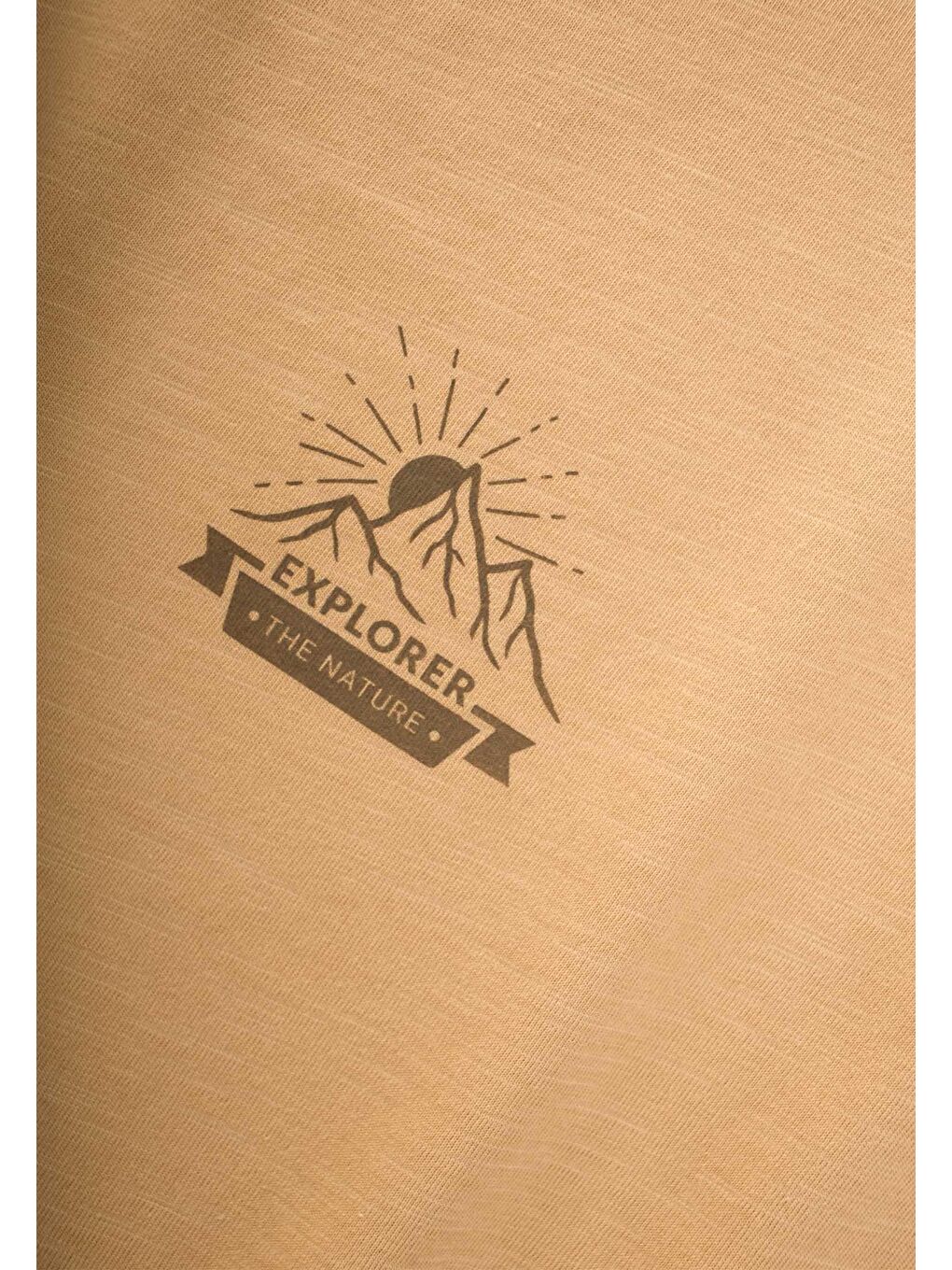 Sarı Erkek Çocuk Baskılı Tişört-2