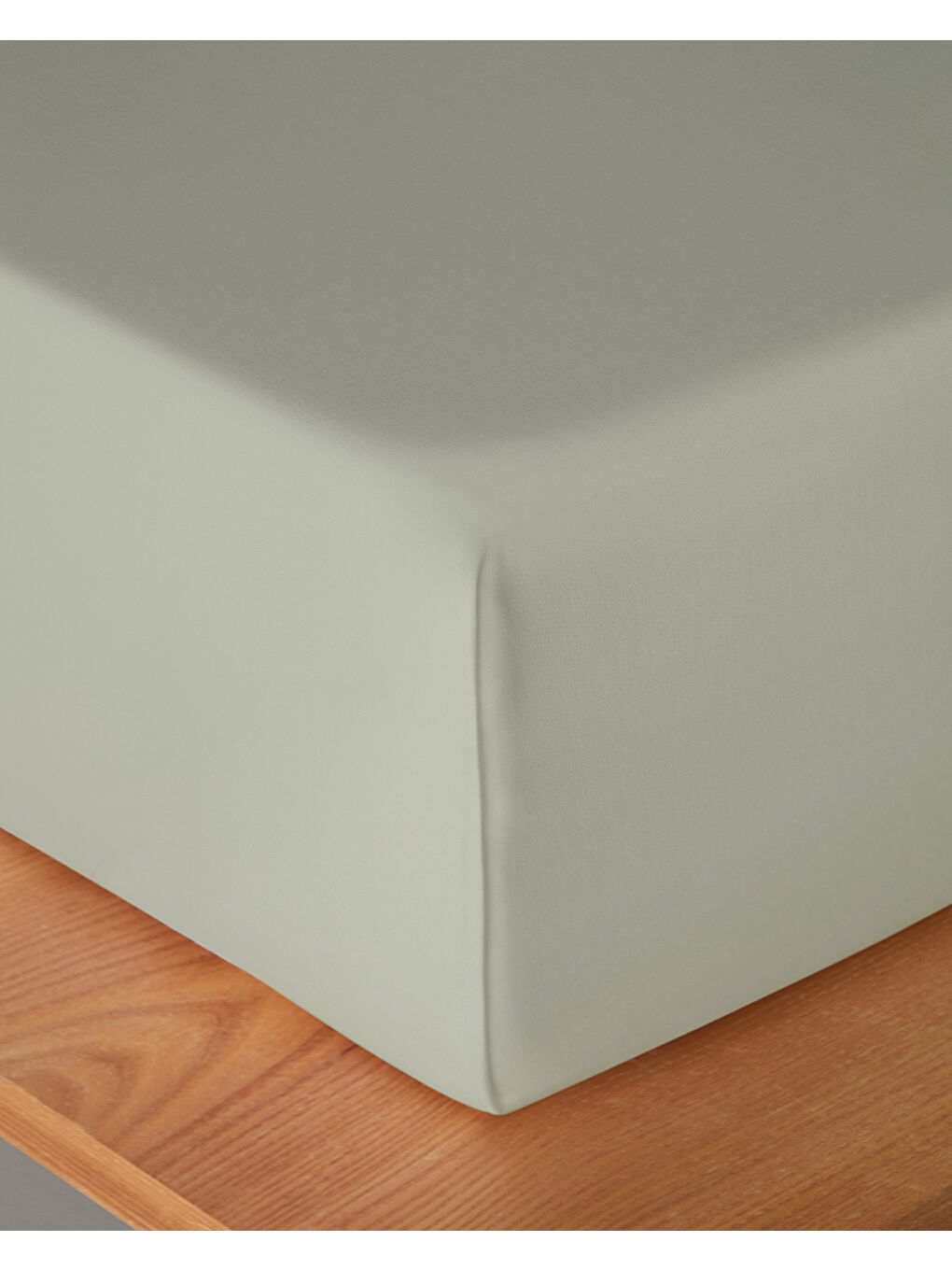 Micell Pamuk Saten King Size Çarşaf 260x280 cm Yeşil-1