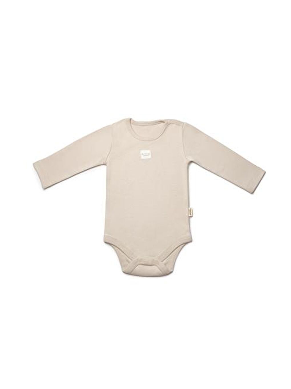 Ekru Bebek 3'lü Uzun kollu Body %100 Organic Pamuk, Yenidoğan Serisi -CSY8124-6