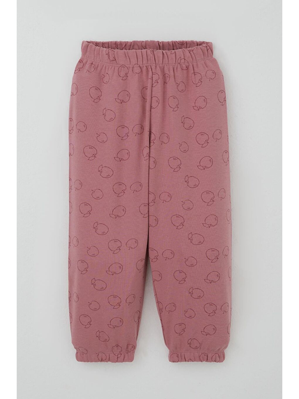 Pembe Kız Bebek Pijama Takımı Tatlı Elmacık Rüyası Gülkurusu (9 Ay-3 Yaş)-2