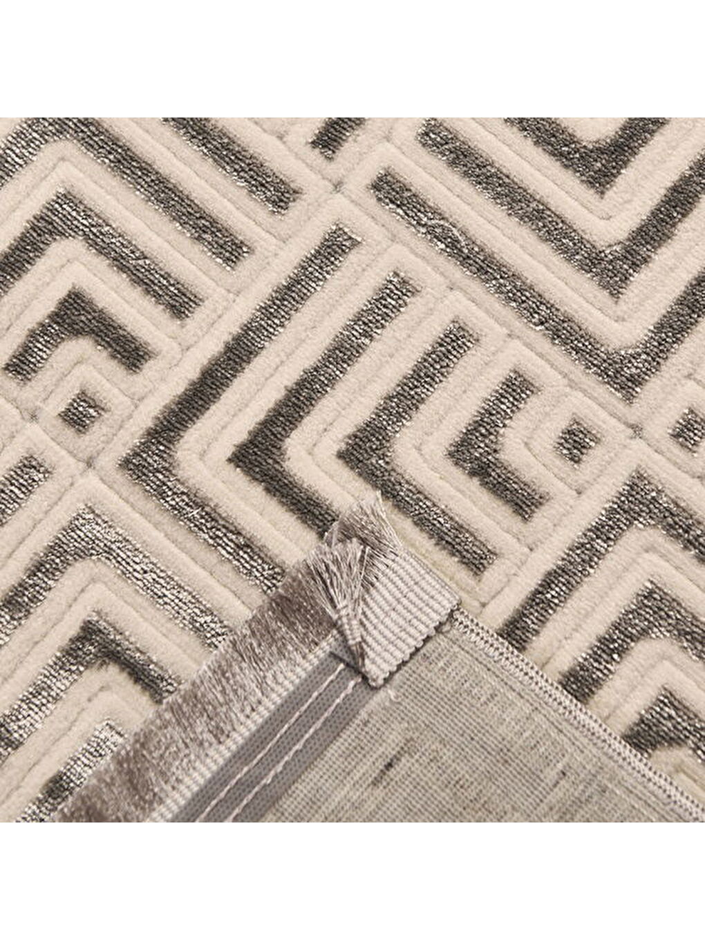 Soft Silva Halı - Gri - 120x180 cm-2