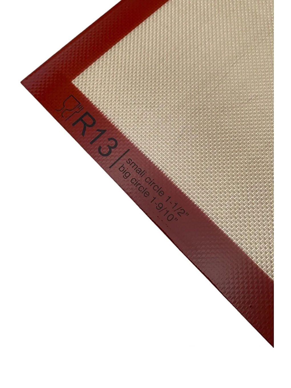 Karışık 1. Sınıf Pişirme Altlığı Ölçülü Hamur Açma Matı 45 X 65 Cm Siyah, Dönerli Merdane, 3lü Set-5