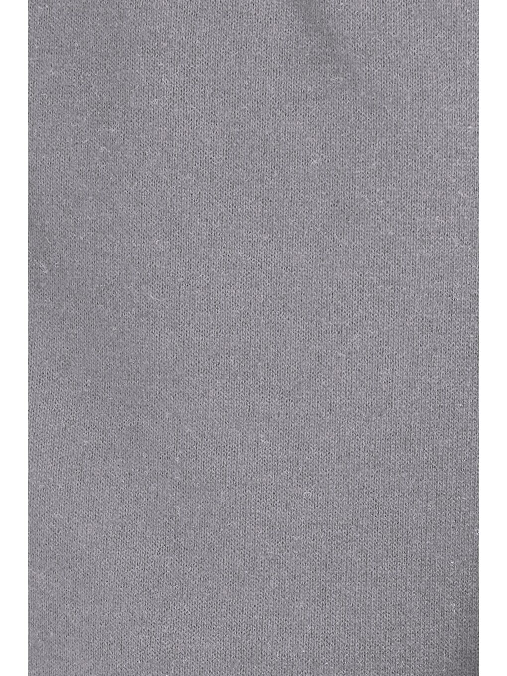 Erkek Regular Fit Klasik Kesim Beli Bağcıklı Jogger Cepli Lastikli Paça Gri Eşofman Altı-5