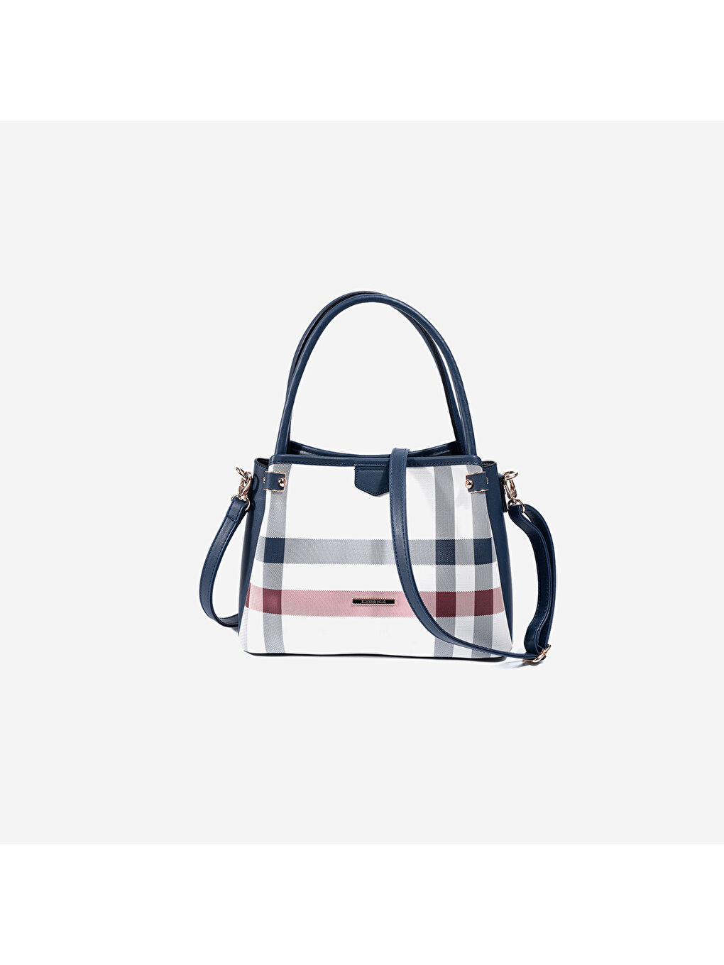 Karışık Kadın SP1254-MK3 SILVER POLO El ve Kol Çantası Beyaz-Lacivert-3