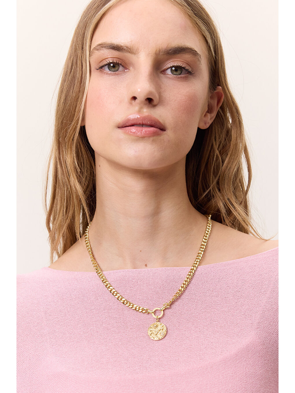Manuka Sari Luna Kolye Gold