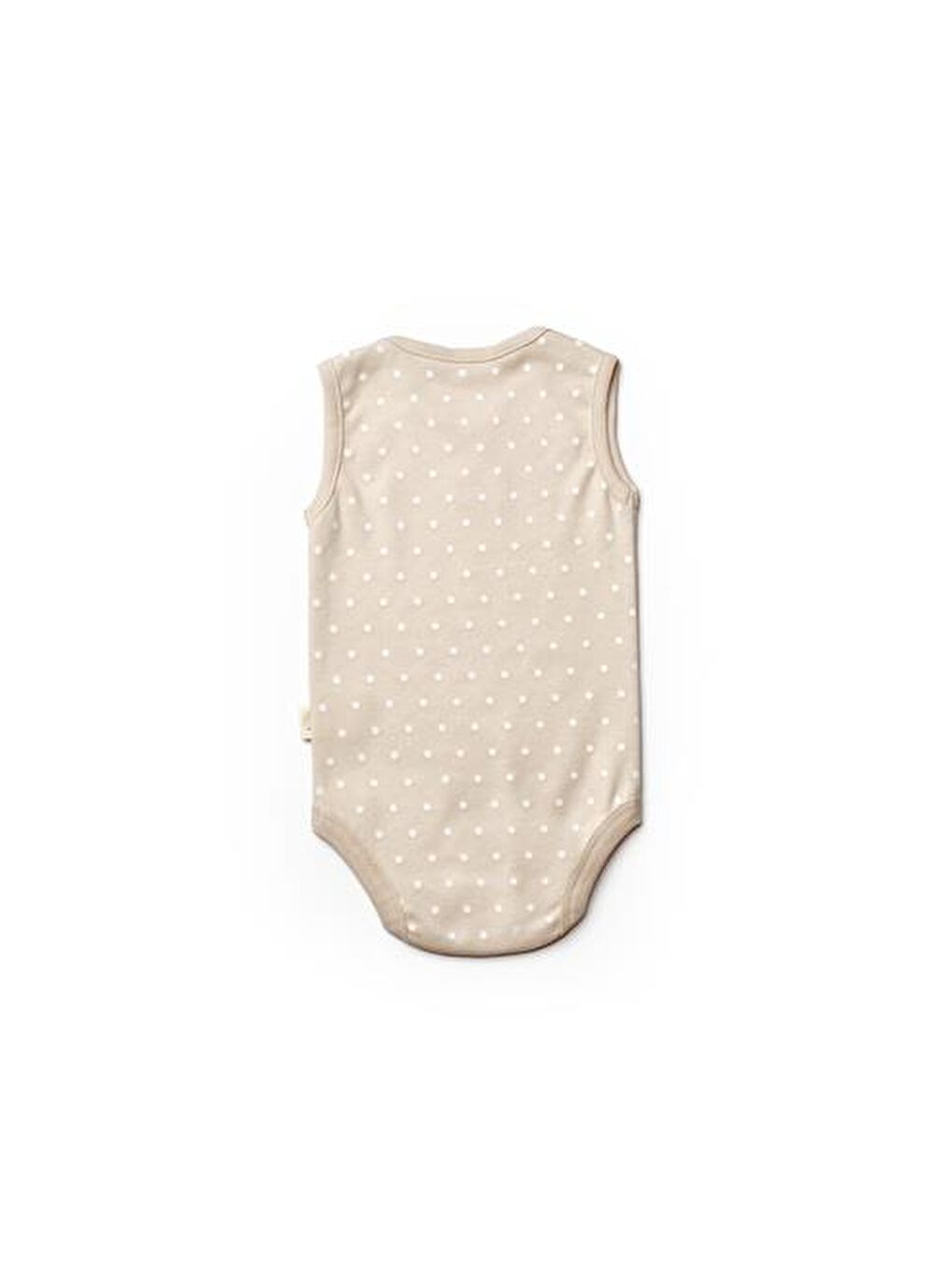 Ekru Bebek 3lü Askılı Badi Kutu Set %100 Organik Pamuk, Bebek ve Yenidoğan Serisi -CSY8120-3