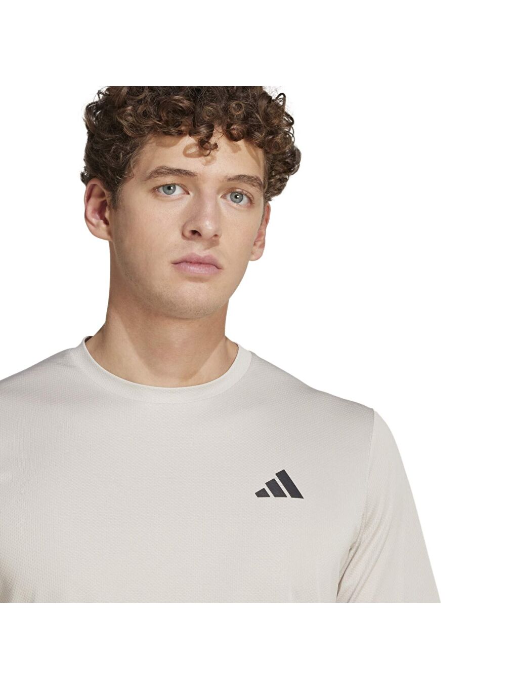 Training Essentials Comf Erkek Gri Yuvarlak Yaka Tişört-2