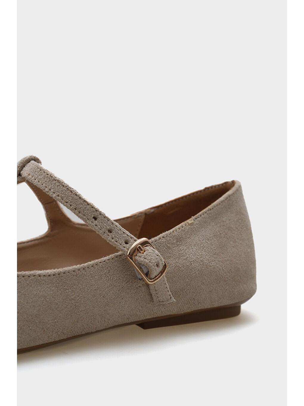 Gri Belinda Tokalı Kadın Babet-3