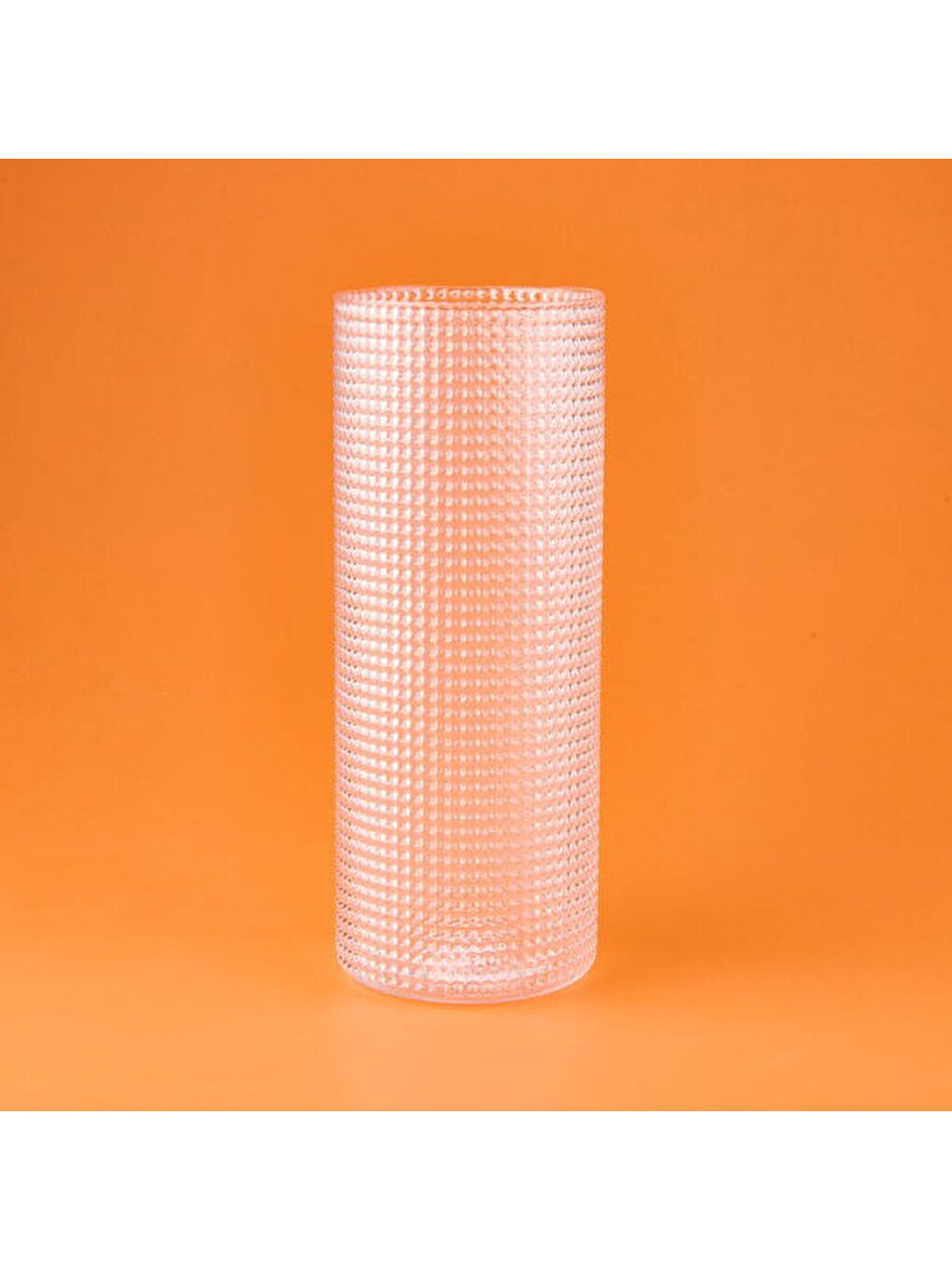 Renksiz Deco Kristal Vazo - Şeffaf - 29 cm-1