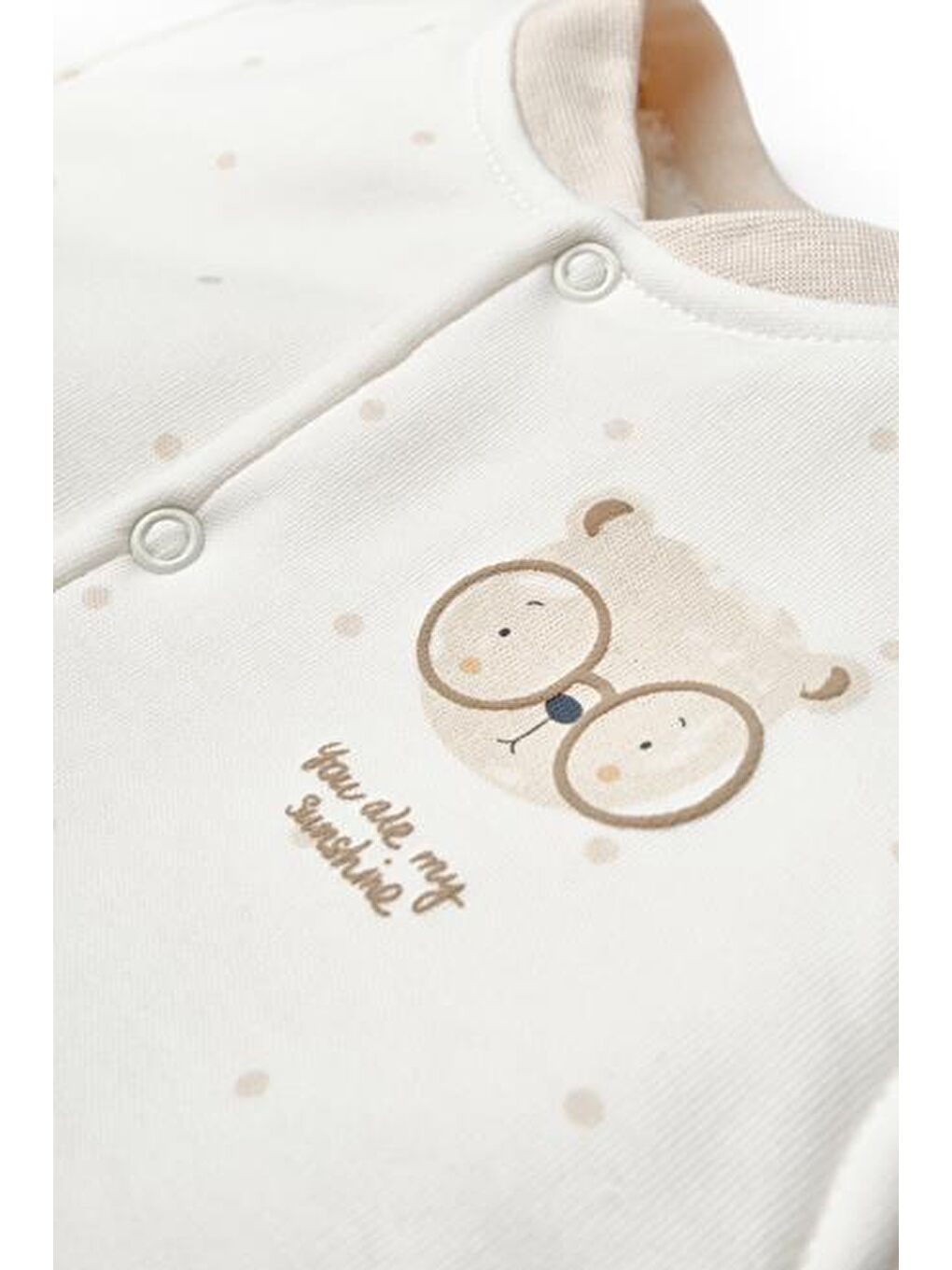 Gri Bebek Yelek %100 Organic Pamuk Yenidoğan Serisi-CSY8117-4