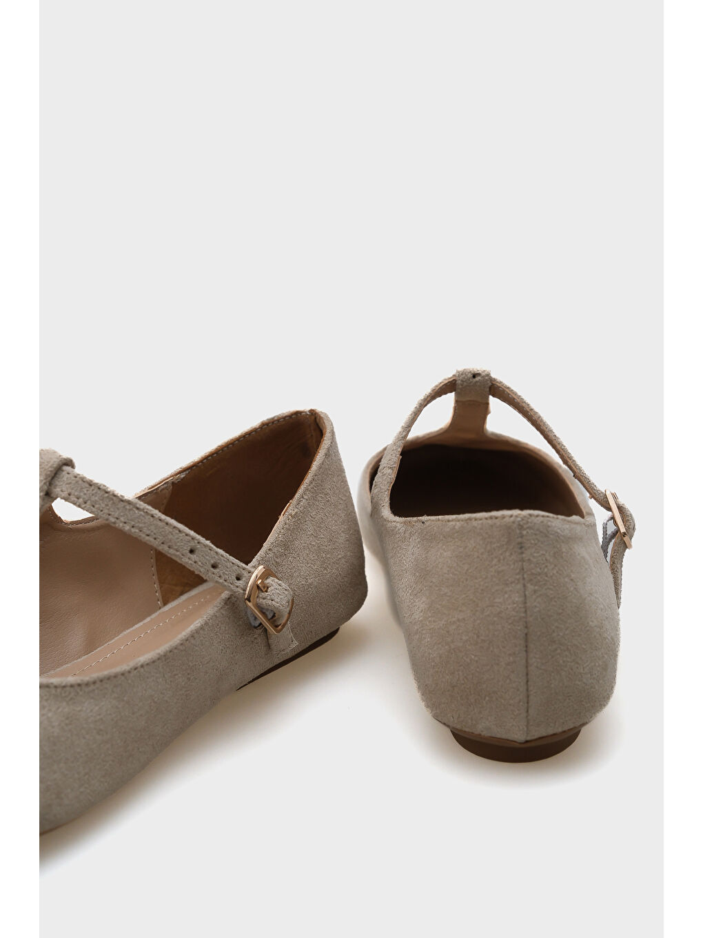 Gri Belinda Tokalı Kadın Babet-4