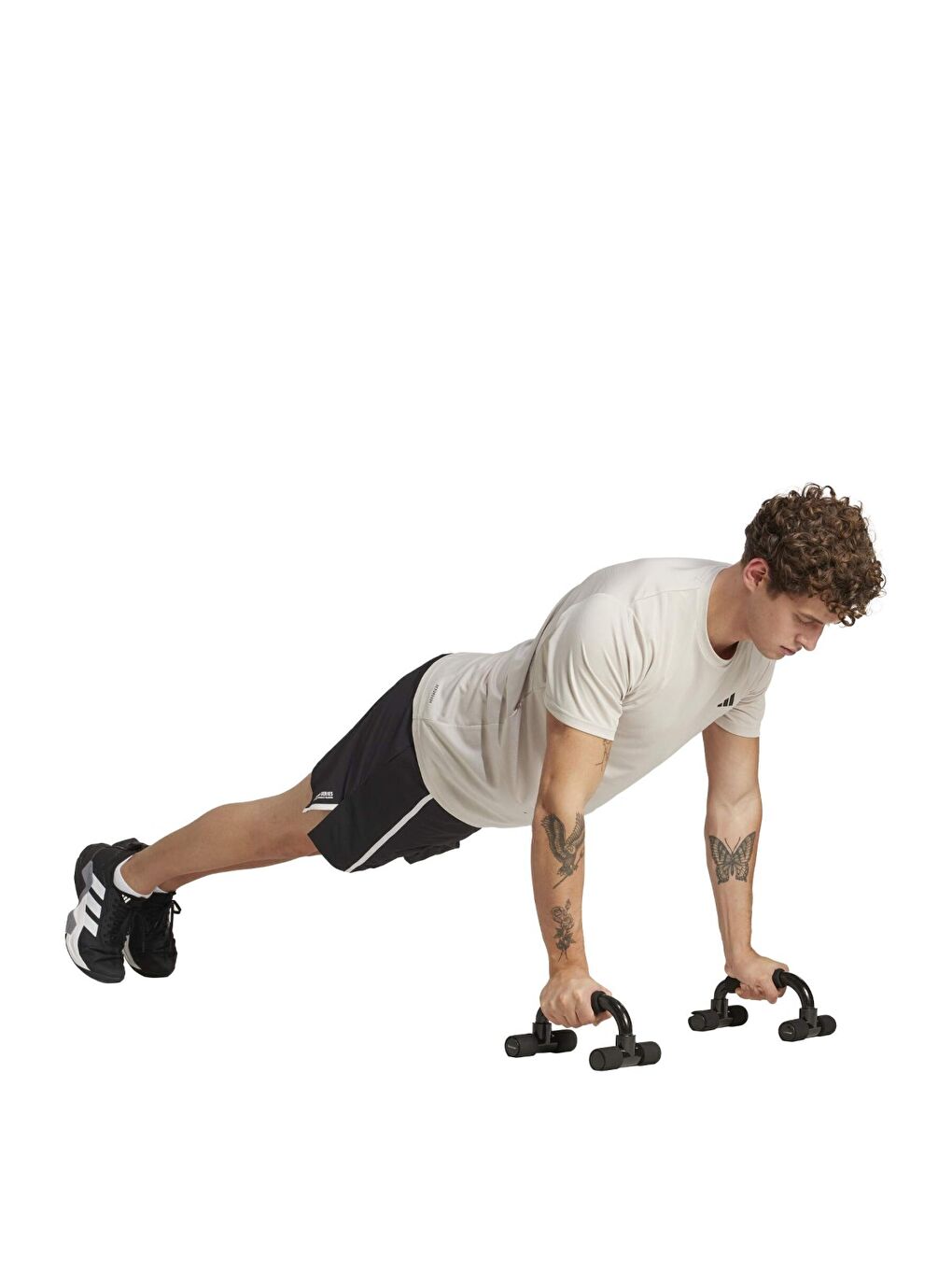 Training Essentials Comf Erkek Gri Yuvarlak Yaka Tişört-4