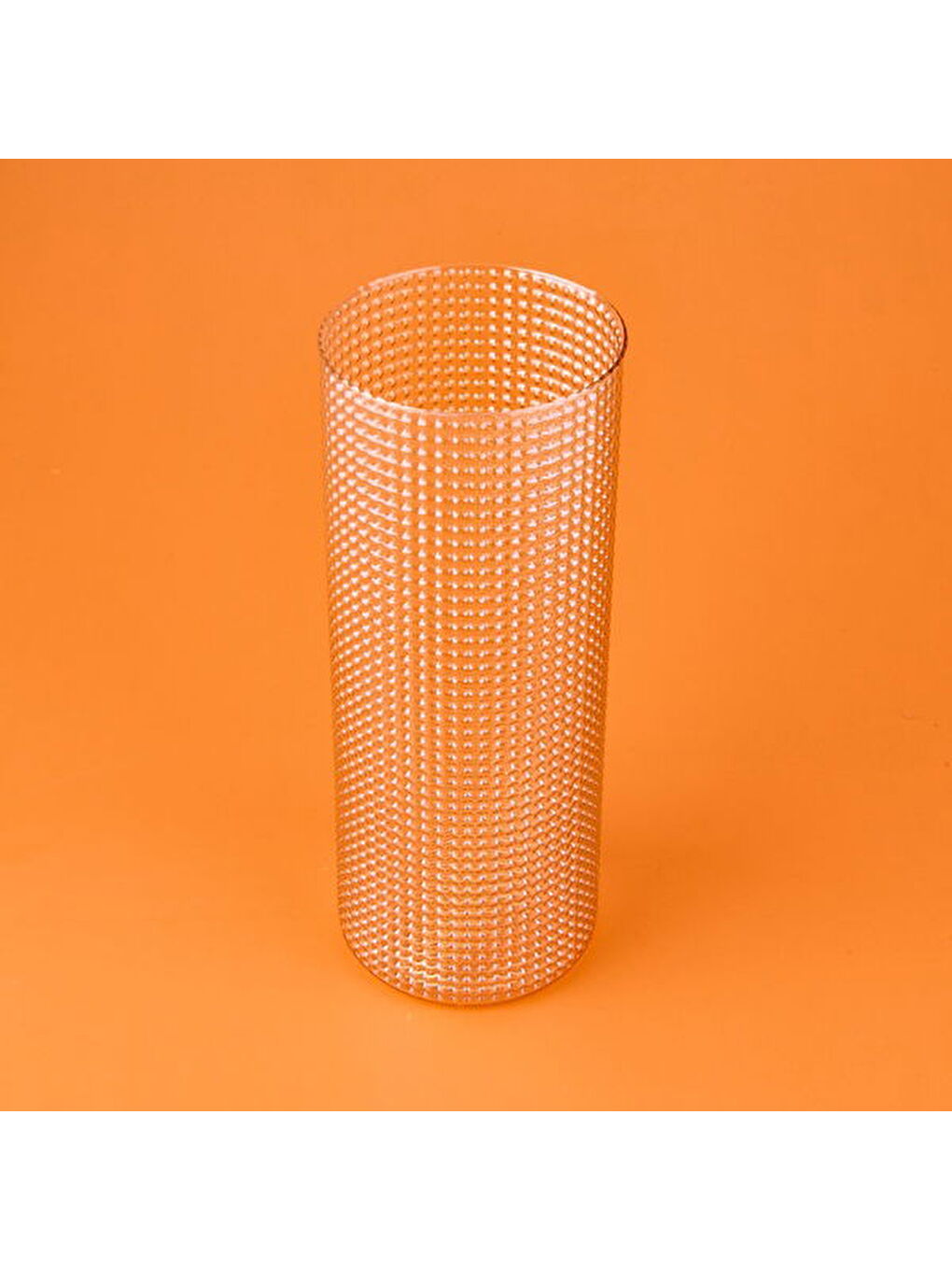 Sarı Deco Kristal Vazo - Bal - 29 cm-1