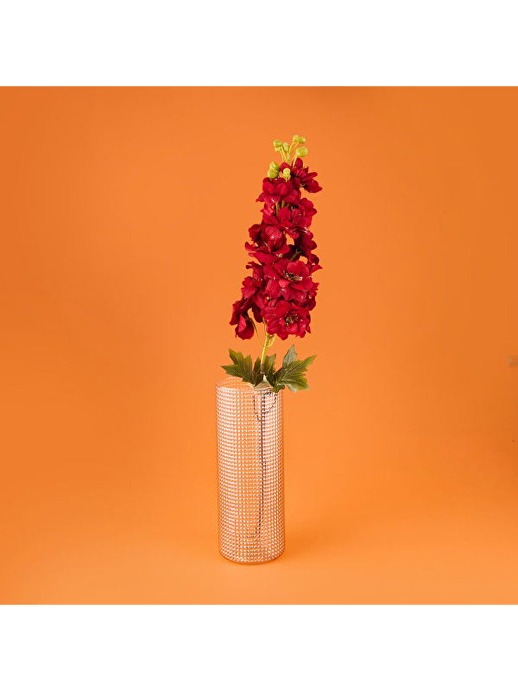 Sarı Deco Kristal Vazo - Bal - 29 cm-2