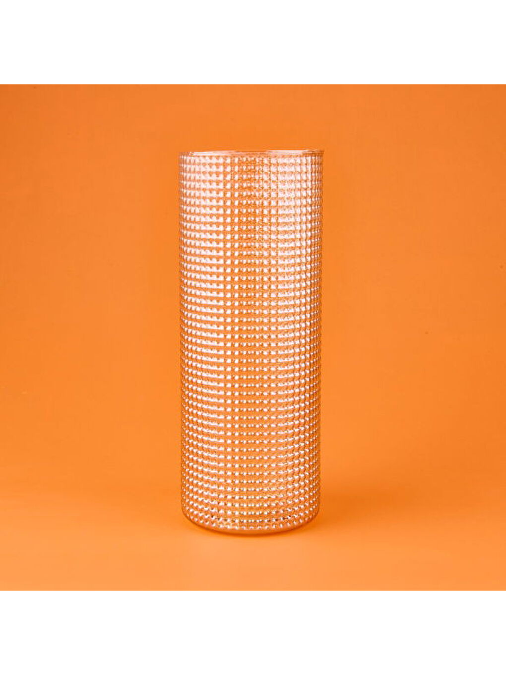 Sarı Deco Kristal Vazo - Bal - 29 cm-4