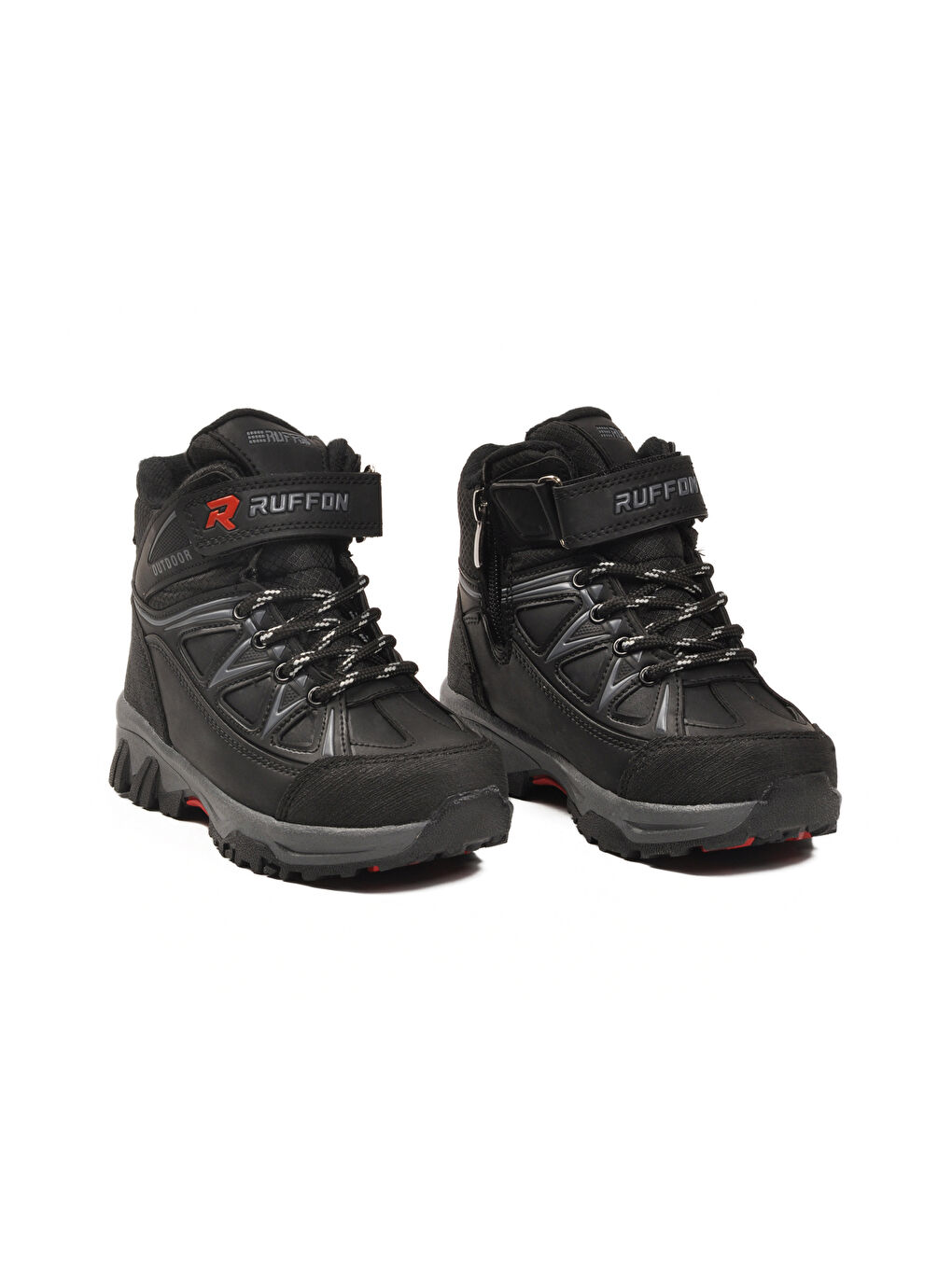 Siyah Polarlı Kaymaz Taban Çocuk Outdoor Bot 2301 P-2