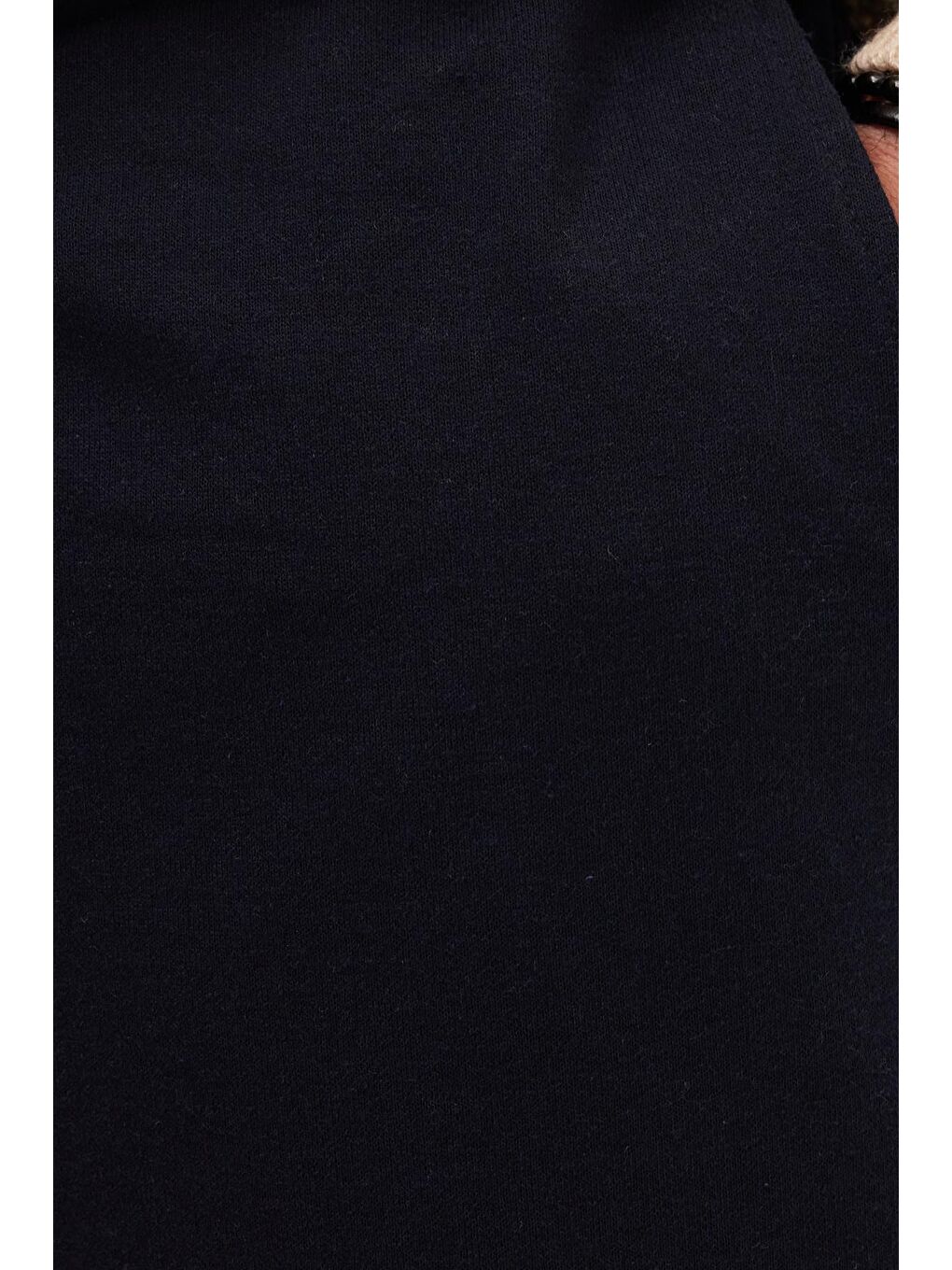 Erkek Regular Fit Klasik Kesim Beli Bağcıklı Jogger Cepli Lastikli Paça Lacivert Eşofman Altı-5