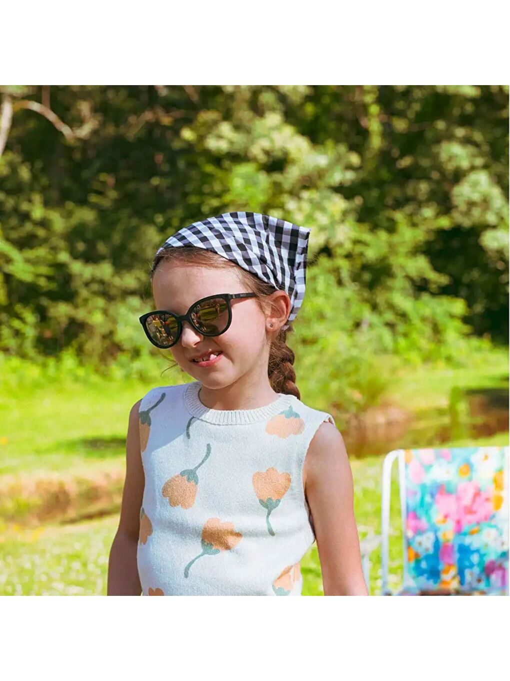 Siyah Buzz Güneş Gözlüğü 4-6 Yaş Black-5