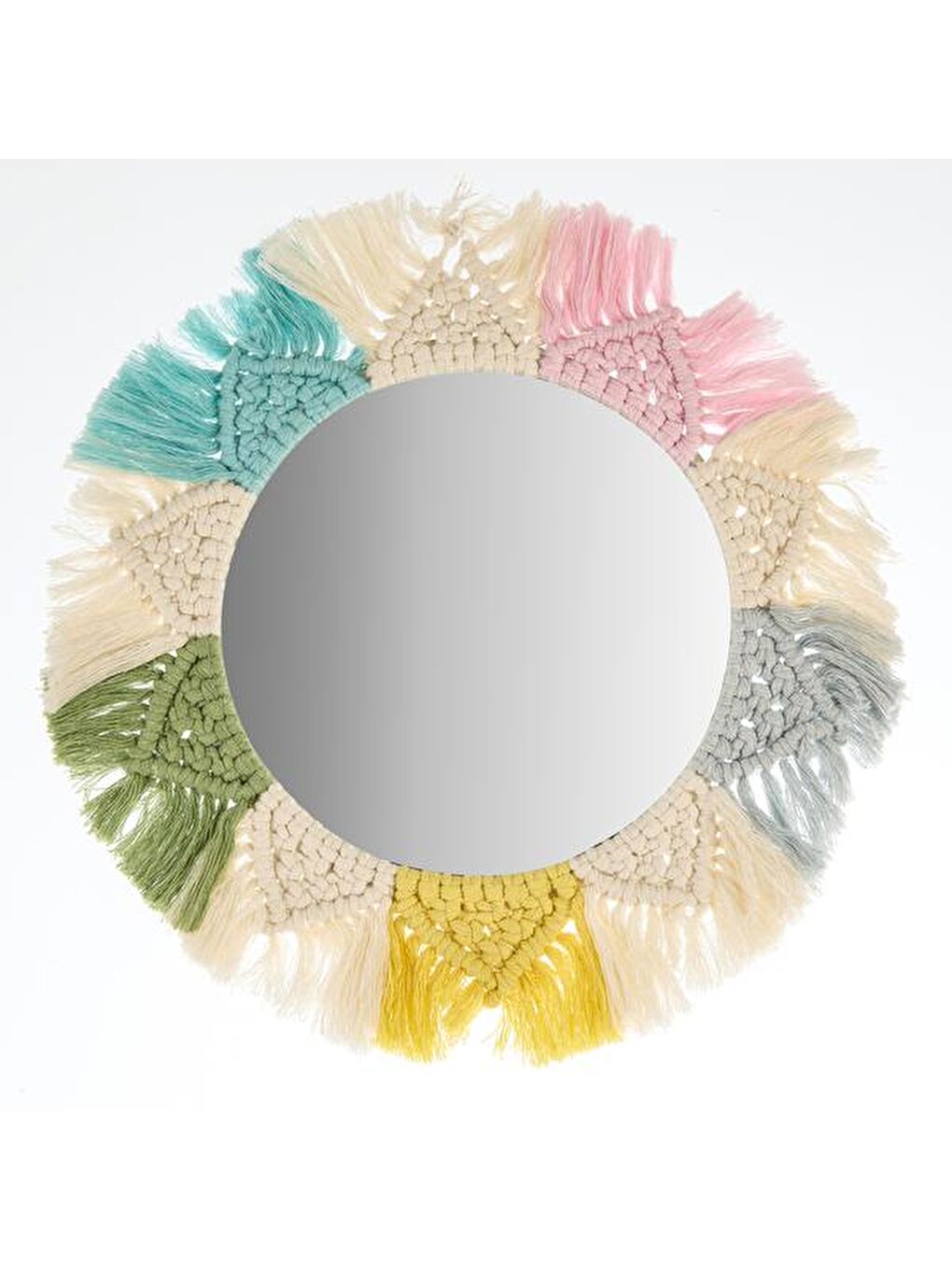 Karışık Deco Colourful Dekoratif Ayna - Renkli - 40 cm