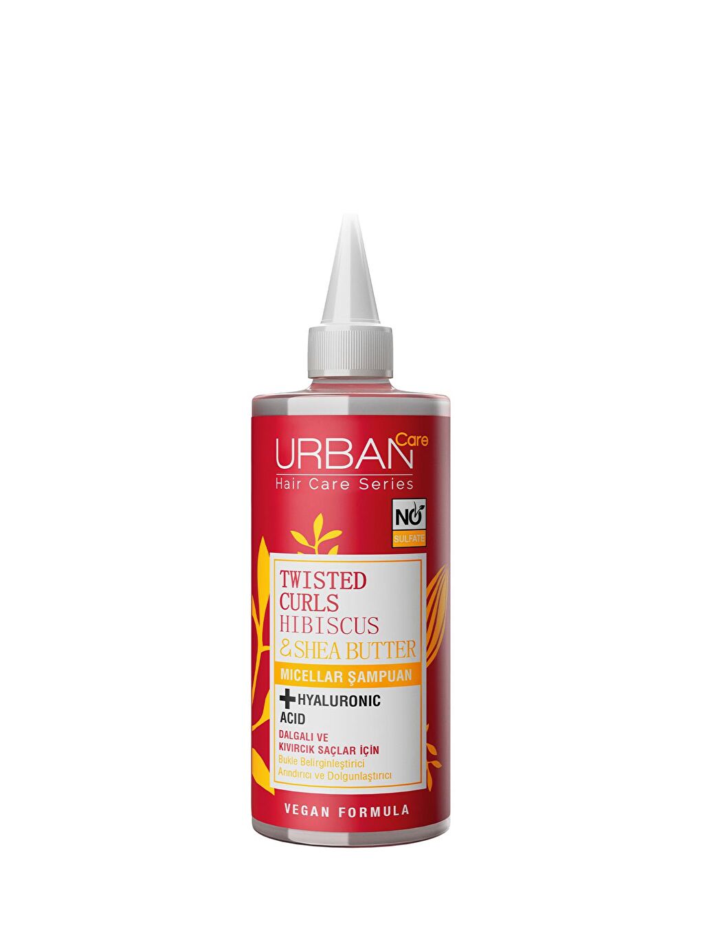 Urban Care Hibiscus&Shea Butter Kıvırcık ve Dalgalı Saçlara Özel Miselar Şampuan-Sülfatsız-340 ML - 1